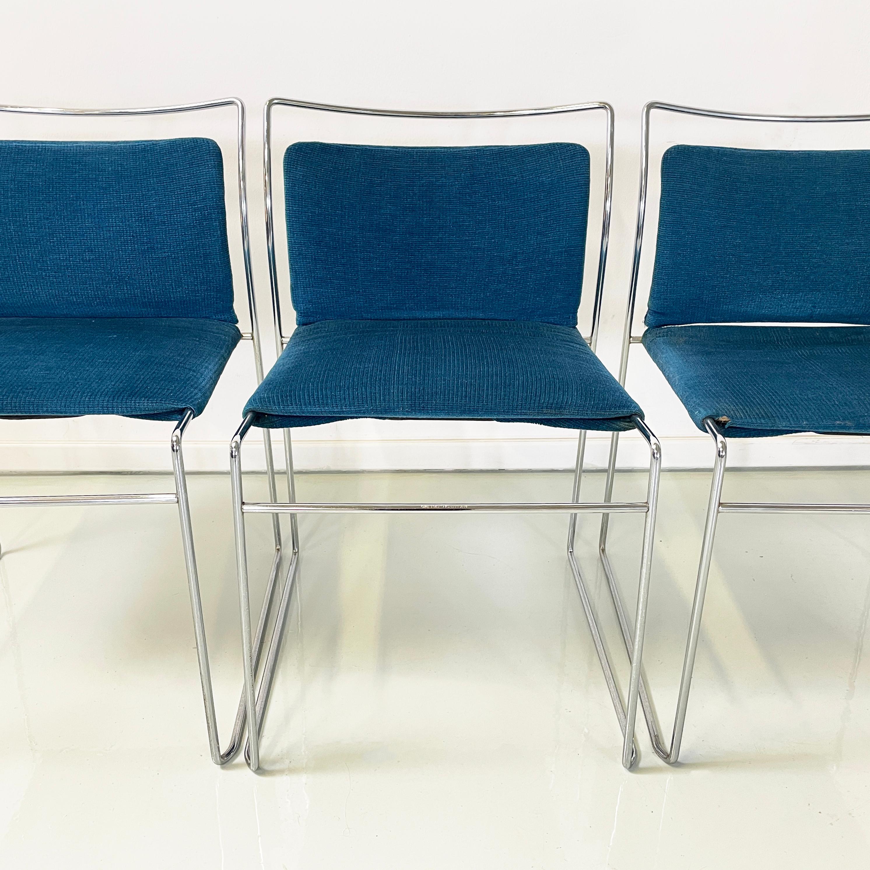 Italian mid-century Stackable Chairs Tulu by Takahama for Simon Gavina, 1973 For Sale 1