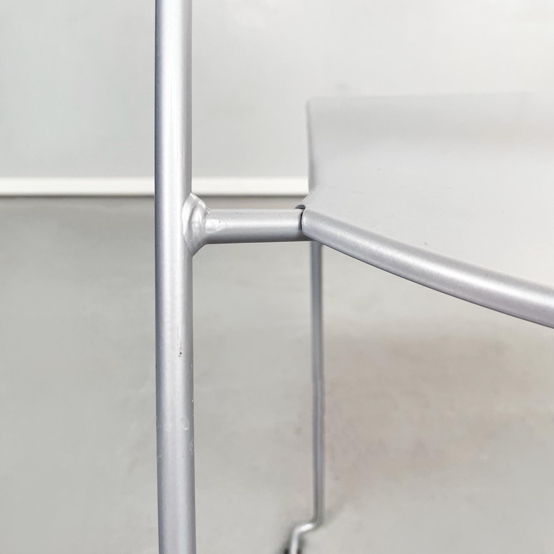 Italian Mid-Century Steel Chairs Juliette HW 601 by Wettstein for Baleri, 1980s 13