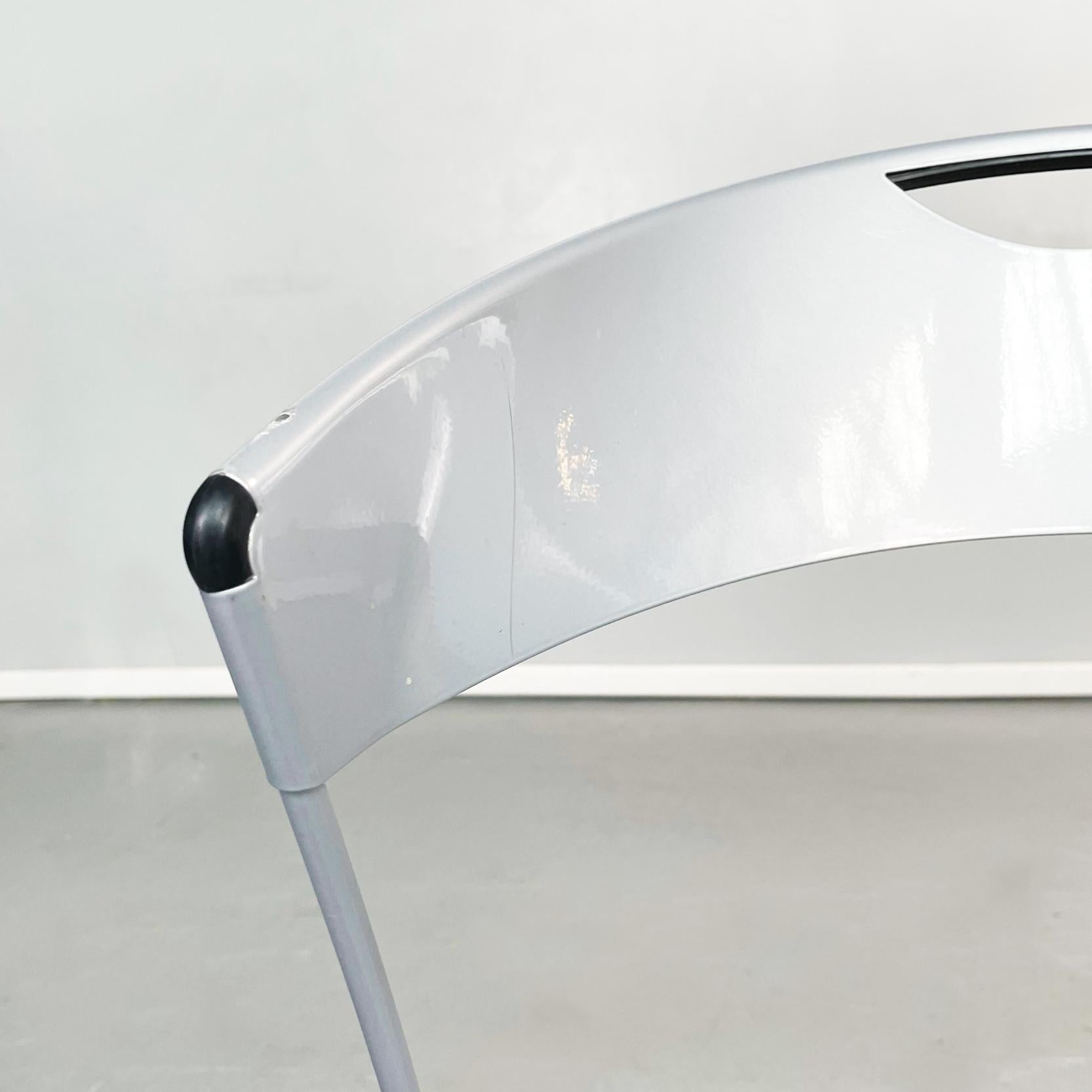 Italian Mid-Century Steel Chairs Juliette HW 601 by Wettstein for Baleri, 1980s 4