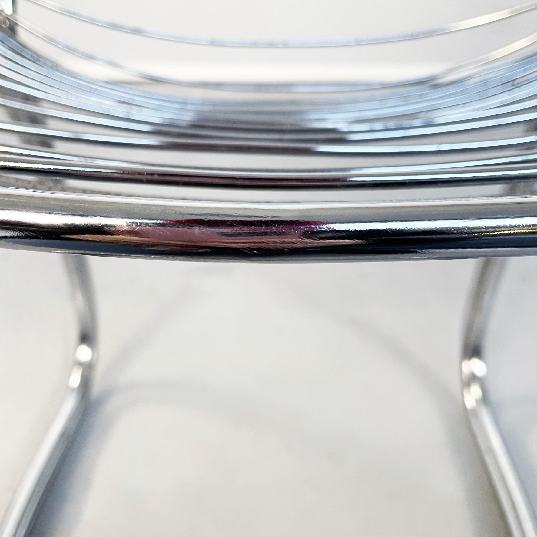 Italian Mid-Century Steel Sabrina Chairs by Gastone Rinaldi for RIMA, 1970s 6