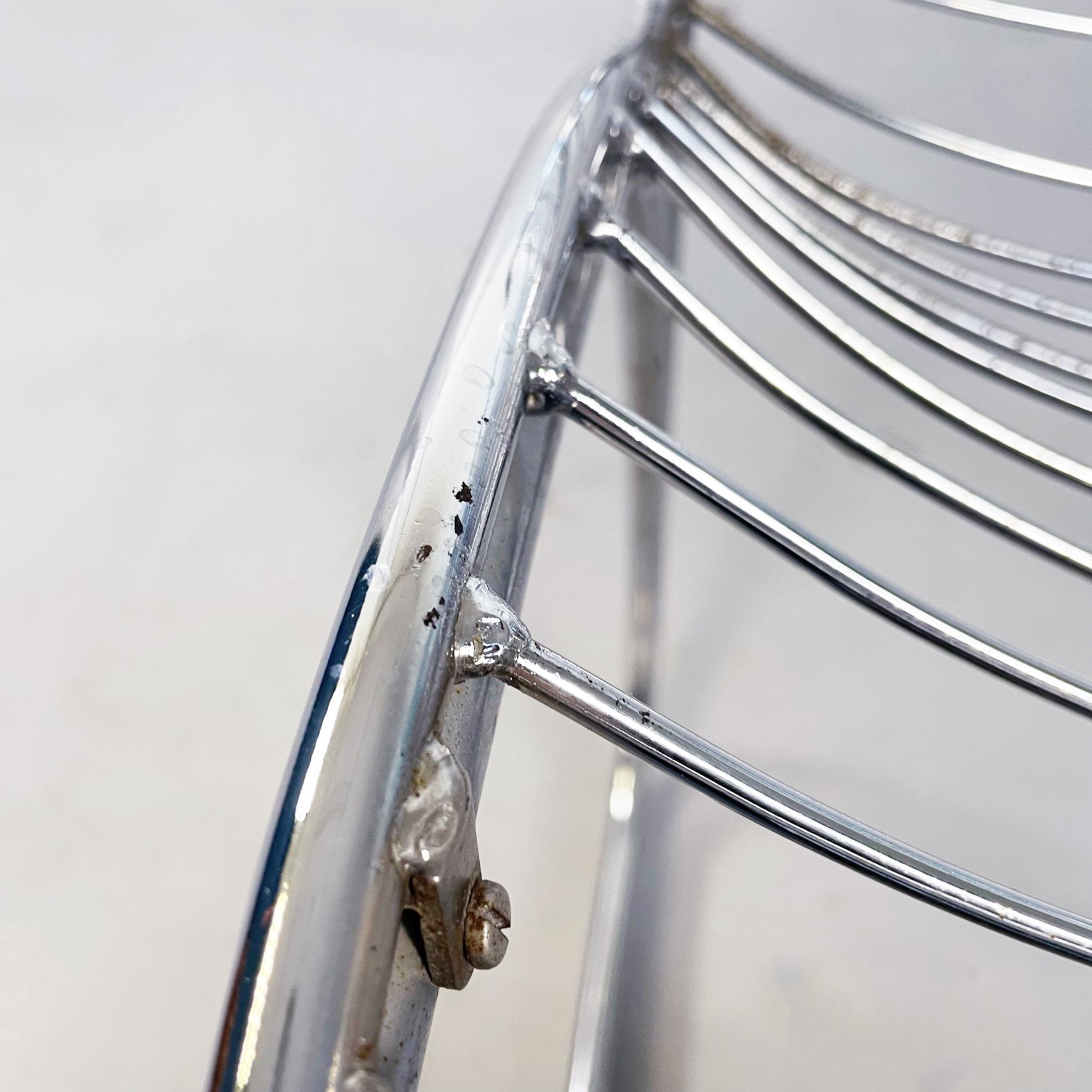 Italian Mid-Century Steel Sabrina Chairs by Gastone Rinaldi for RIMA, 1970s 7