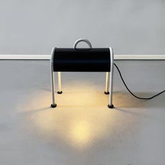 Italian Mid-Century Steel Valigia Floor Table Lamp by Sottsass Stilnovo, 1970
