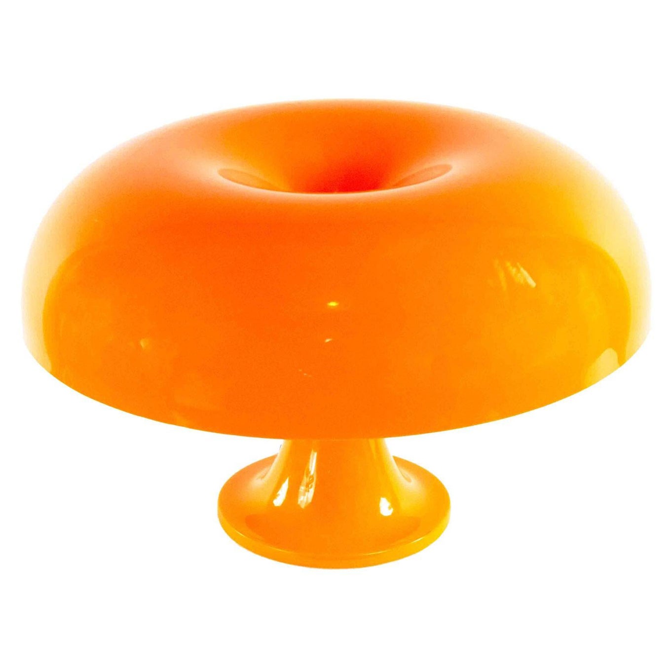 Italian Mid-Century Style Orange "Mushroom" Nesso Lamp