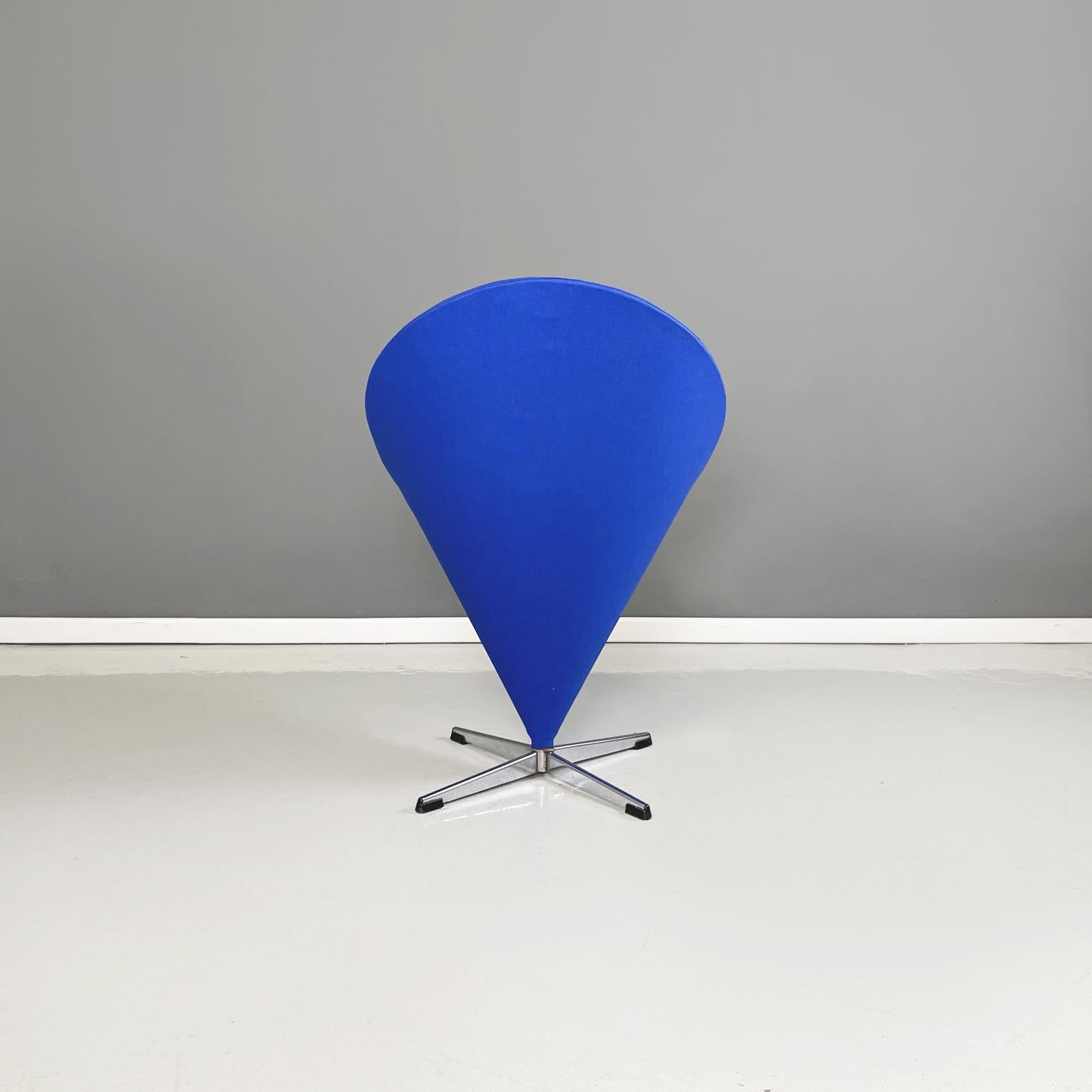 Late 20th Century Italian Midcentury Swivel Armchair Cone Chair by Verner Panton for Vitra, 1958