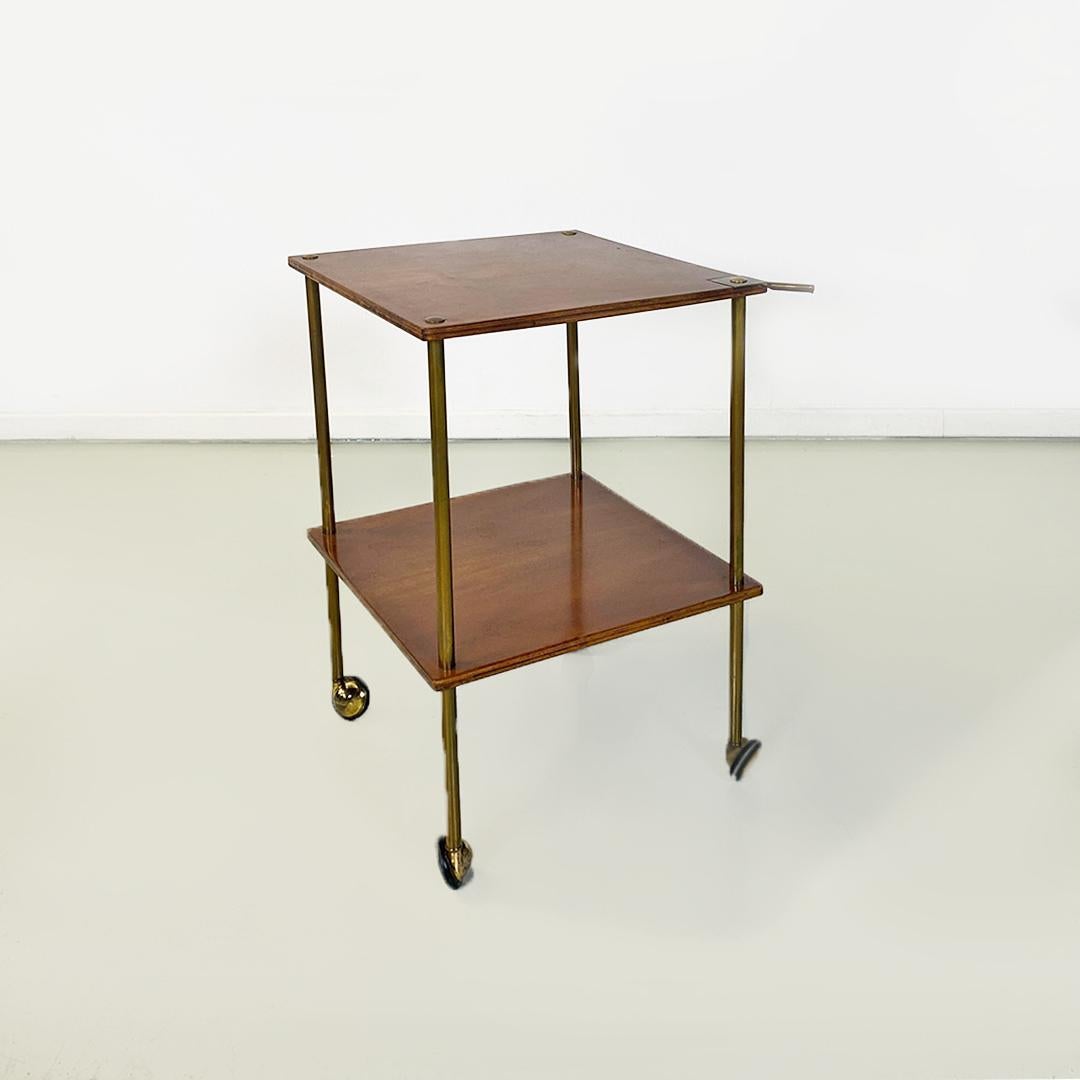Italian Midcentury T9 Carts or Coffee Tables by Caccia Dominioni Azucena 1955 In Good Condition In MIlano, IT