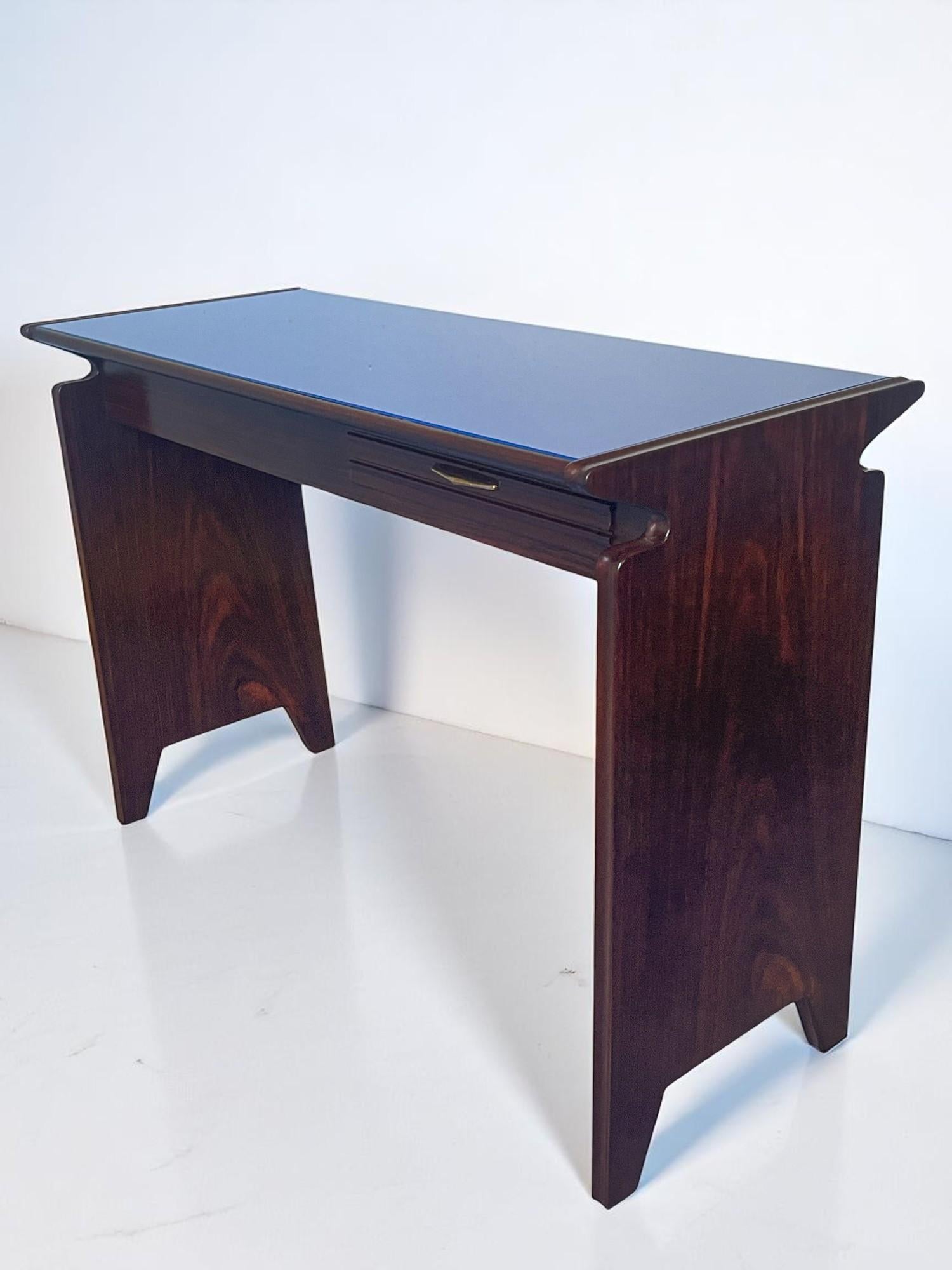 Italian Mid Century Table Desk attributed to Osvaldo Borsani, 1950s For Sale 7