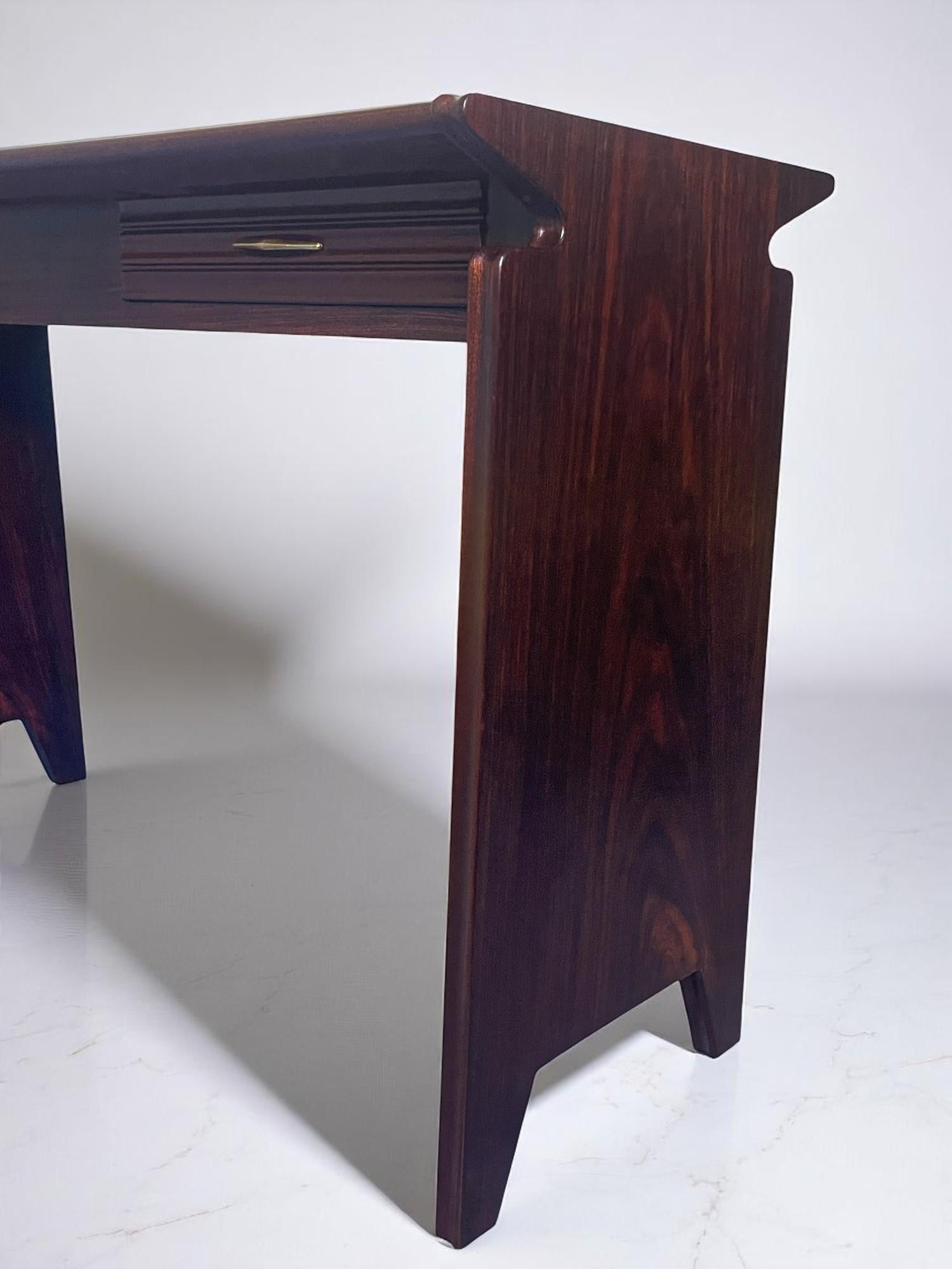 Italian Mid Century Table Desk attributed to Osvaldo Borsani, 1950s For Sale 8