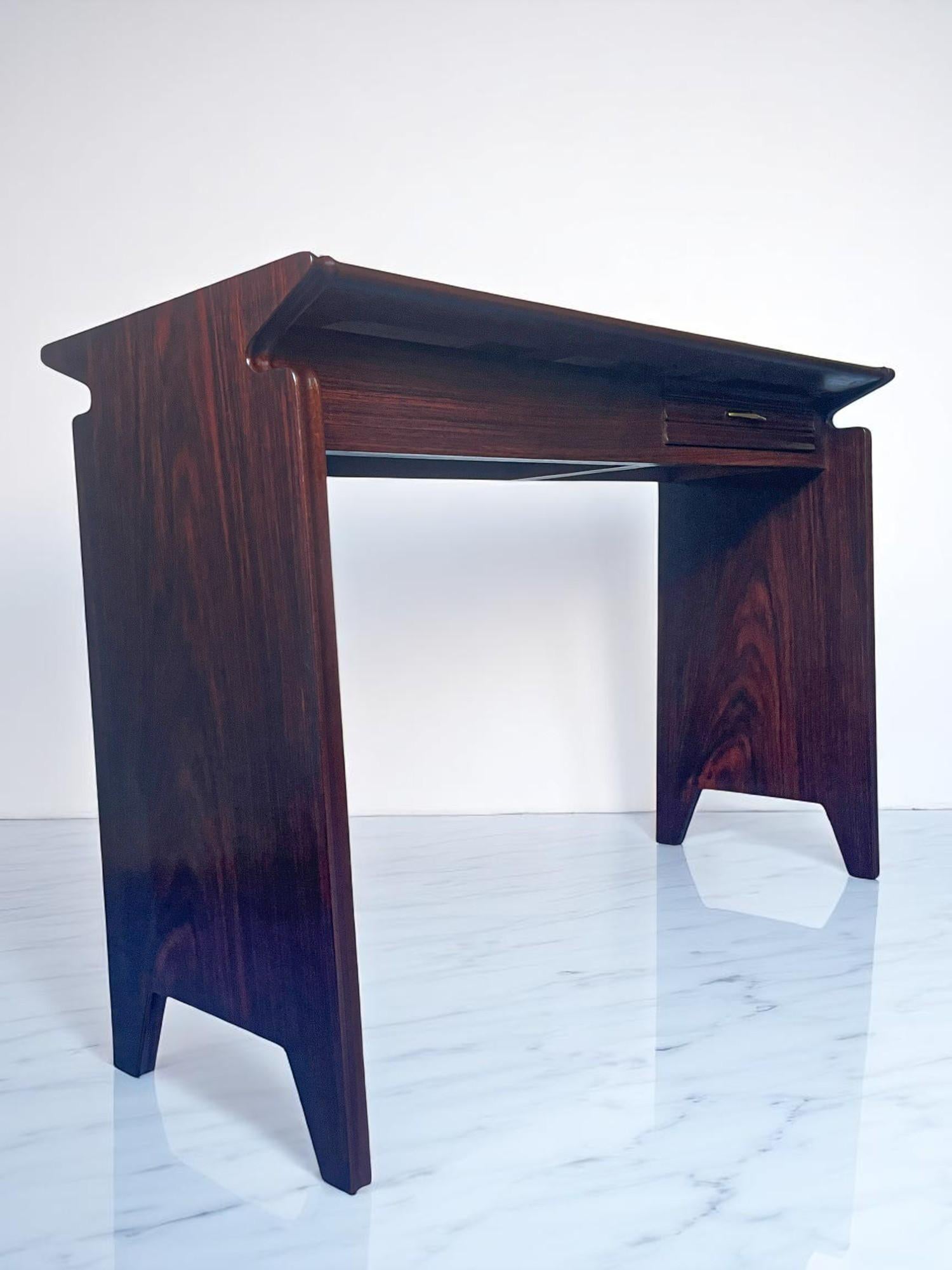 Italian Mid Century Table Desk attributed to Osvaldo Borsani, 1950s For Sale 11