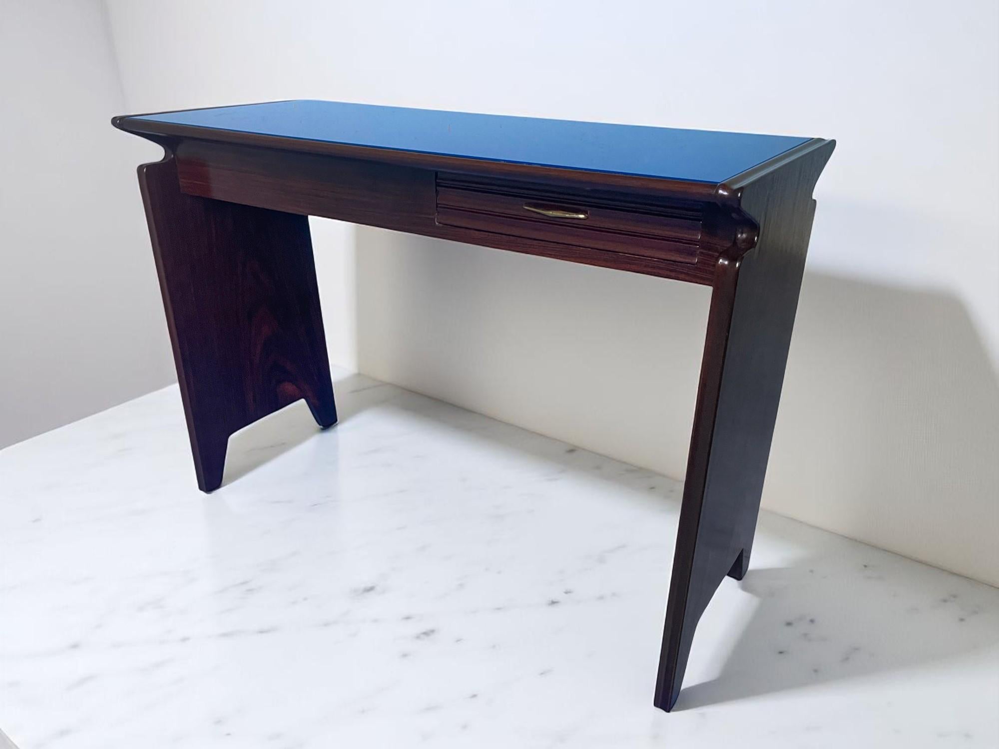Mid-Century Modern Italian Mid Century Table Desk attributed to Osvaldo Borsani, 1950s For Sale