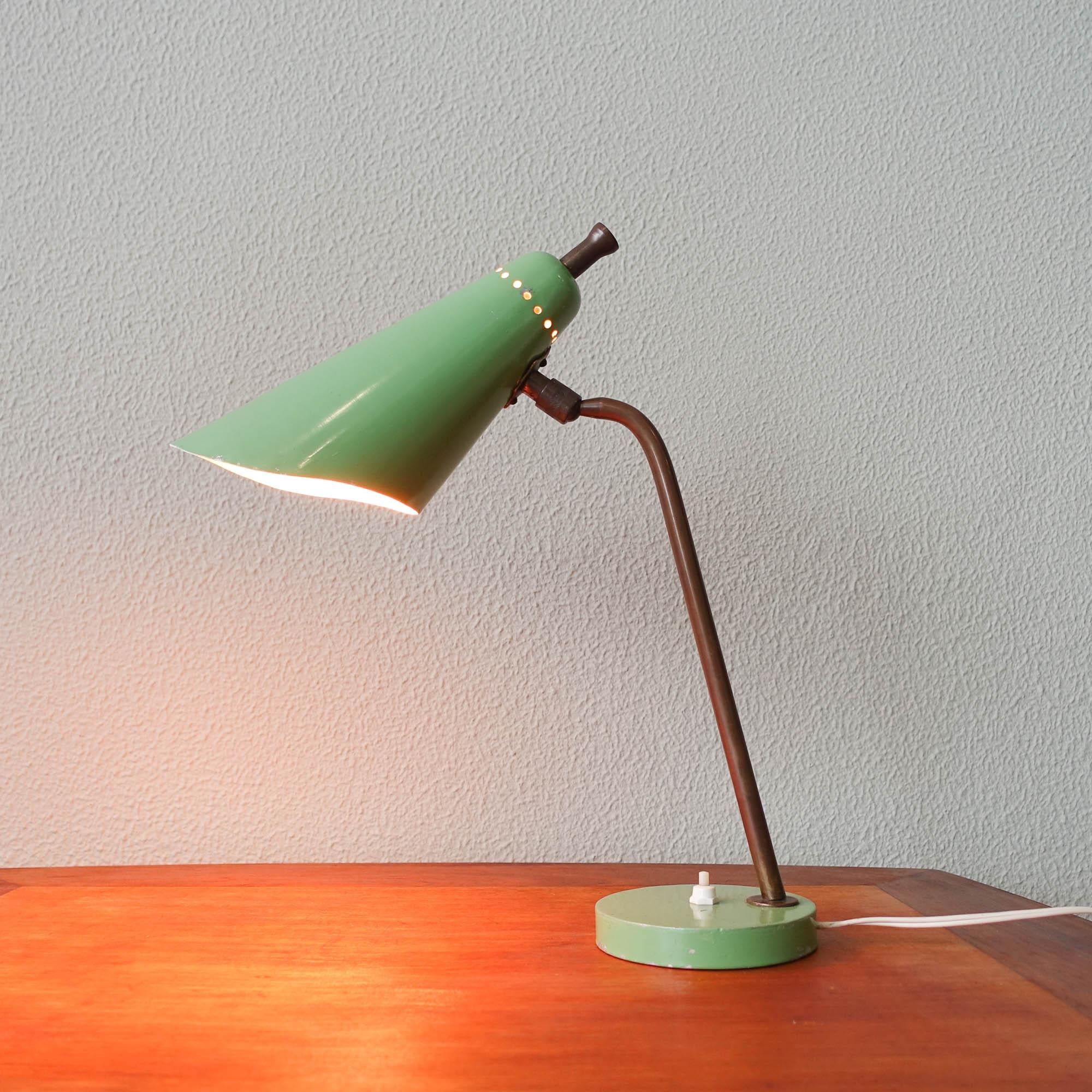 Lampe de bureau italienne mi-siècle moderne, années 1950 Bon état - En vente à Lisboa, PT