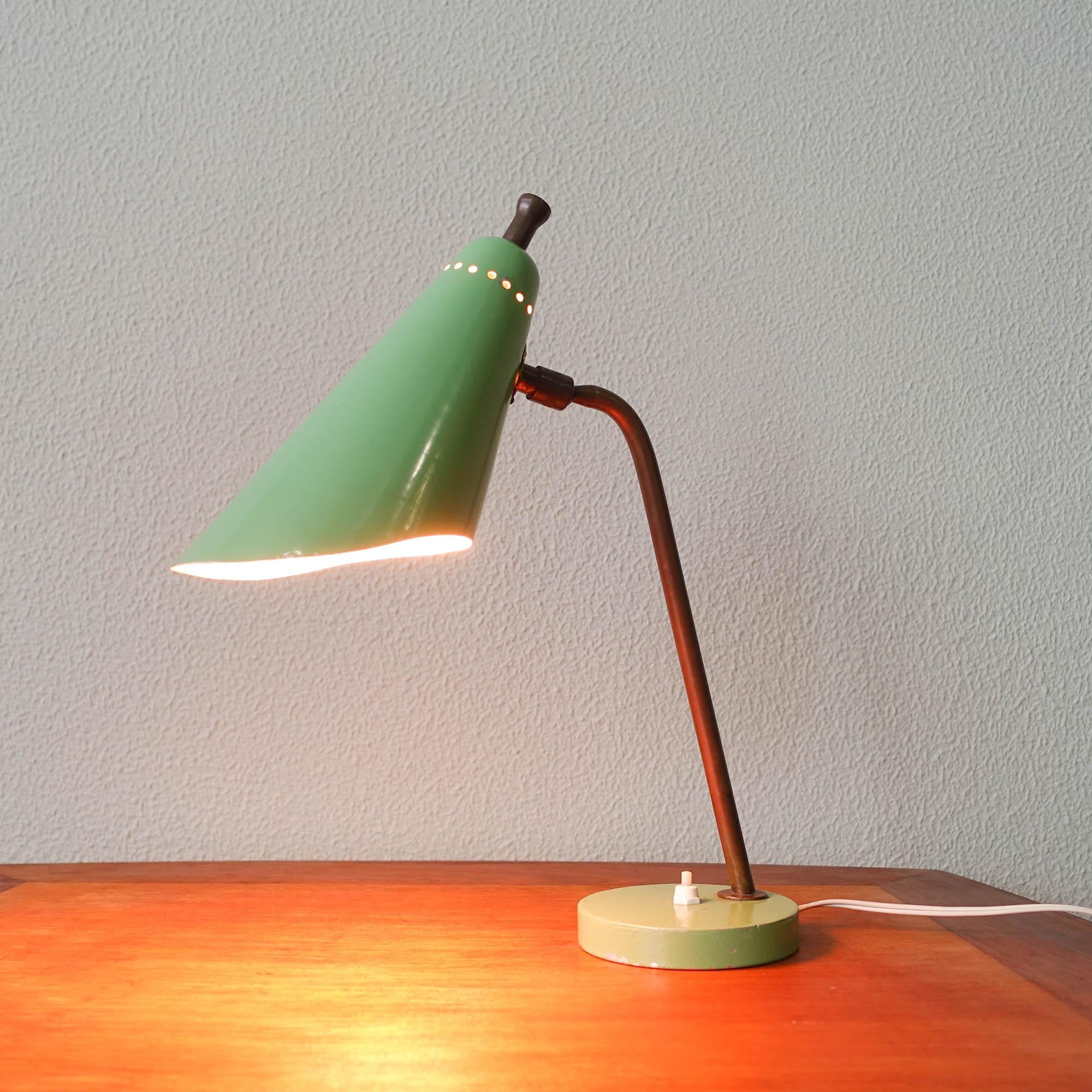 Lampe de bureau italienne mi-siècle moderne, années 1950 en vente 2