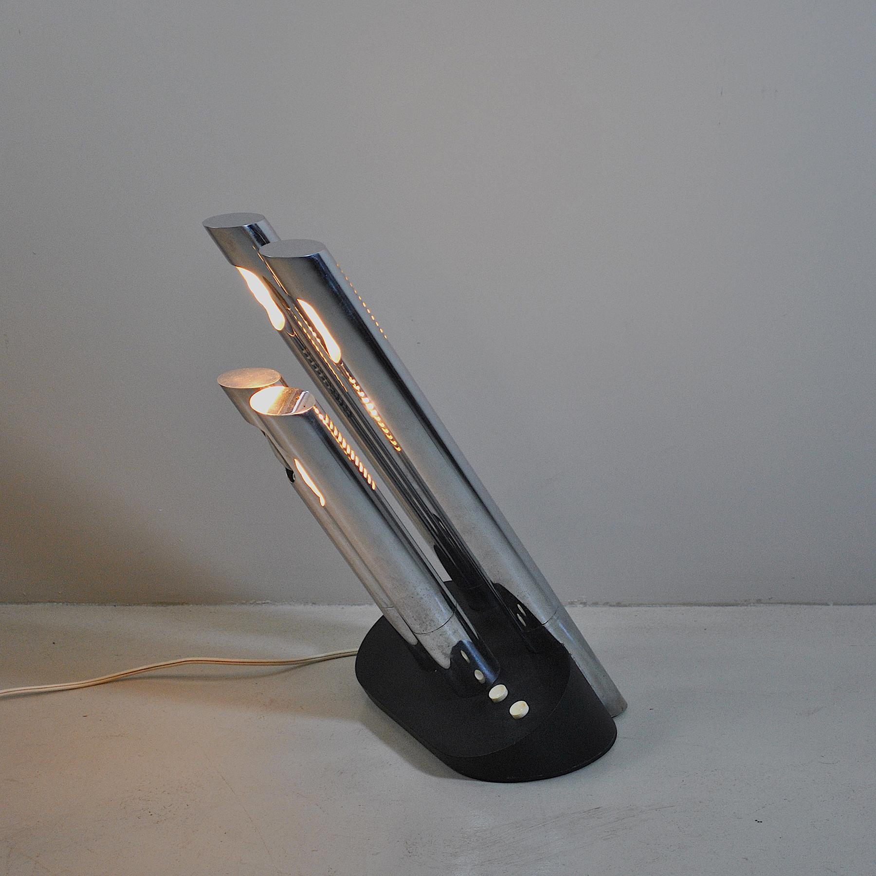 Italian Midcentury Table Lamp by Luci Mod T443 2