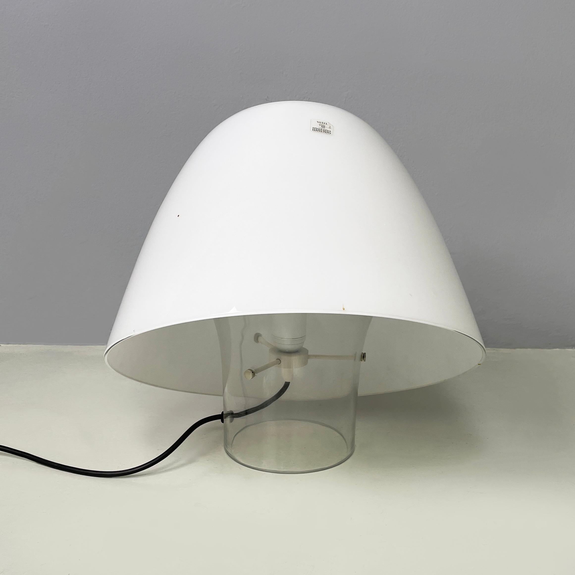 Vetro di Murano Lampada da tavolo italiana di metà secolo Polluce di Angelo Mangiarotti per Skipper, 1960 in vendita