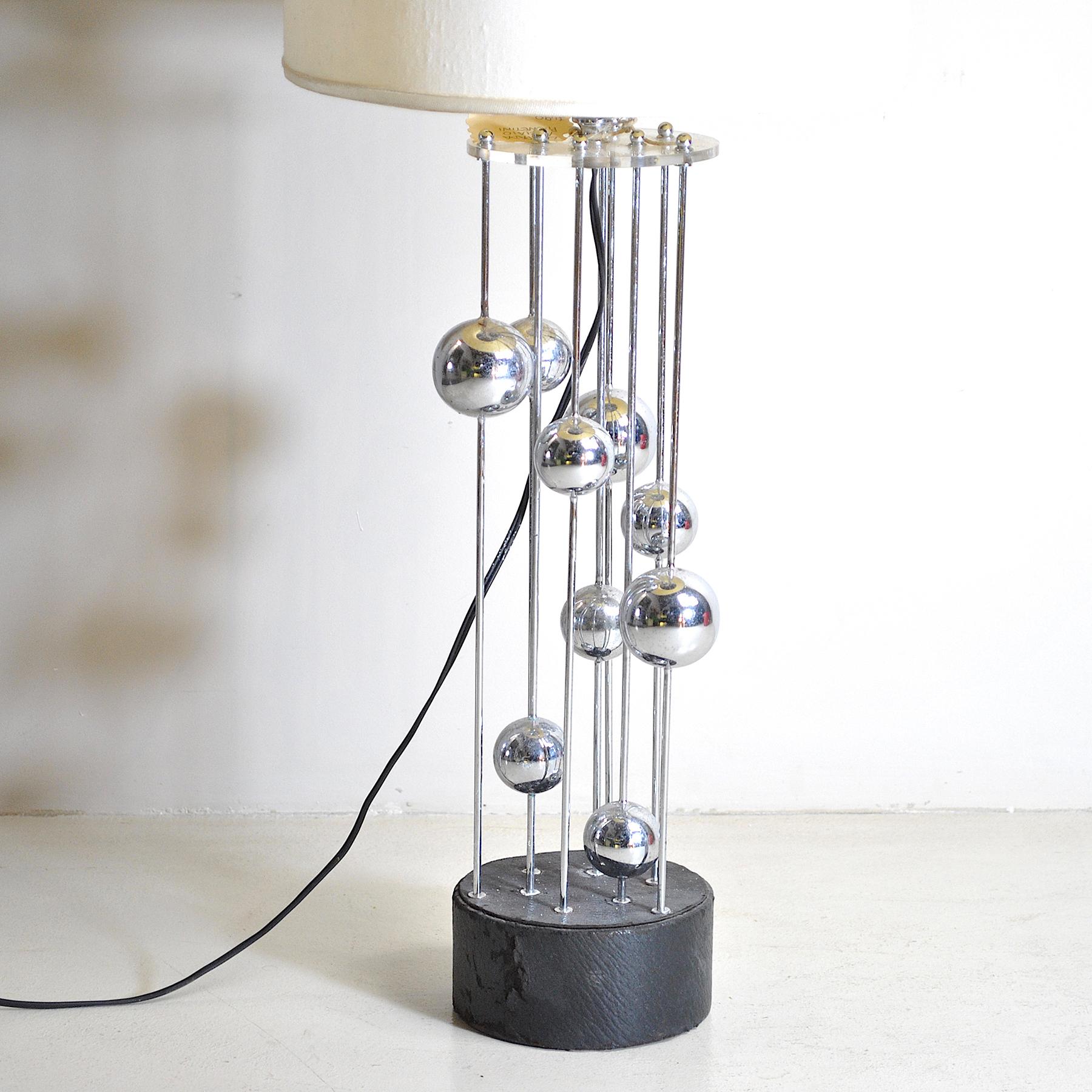 Mid-Century Modern Italian Midcentury Table Lamp Space Age For Sale