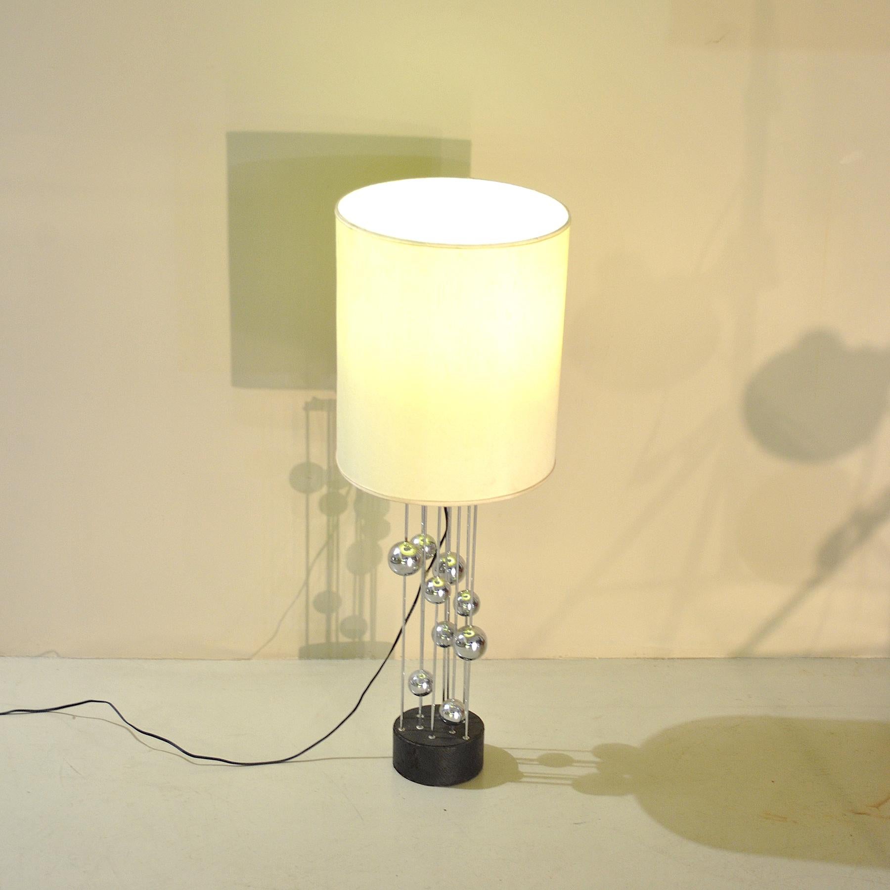 Italian Midcentury Table Lamp Space Age For Sale 1