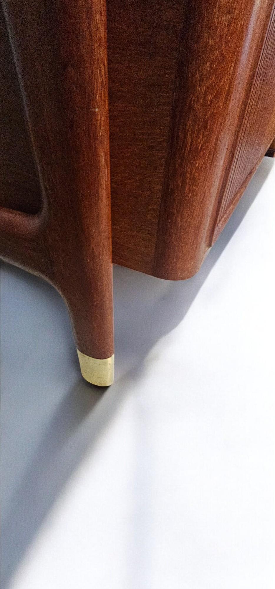 Italian Mid Century Tall Sideboard Attributed to Silvio Cavatorta, 1955 11