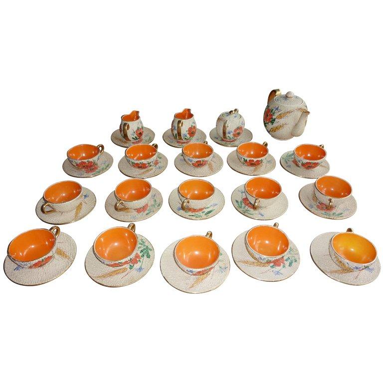 Italian Mid-Century Tea and Coffee Set for 15 Persons