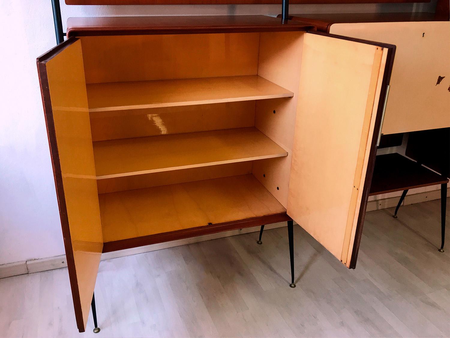 Italian Mid-Century Teakwood Sideboard by Silvio Cavatorta, 1950s 2