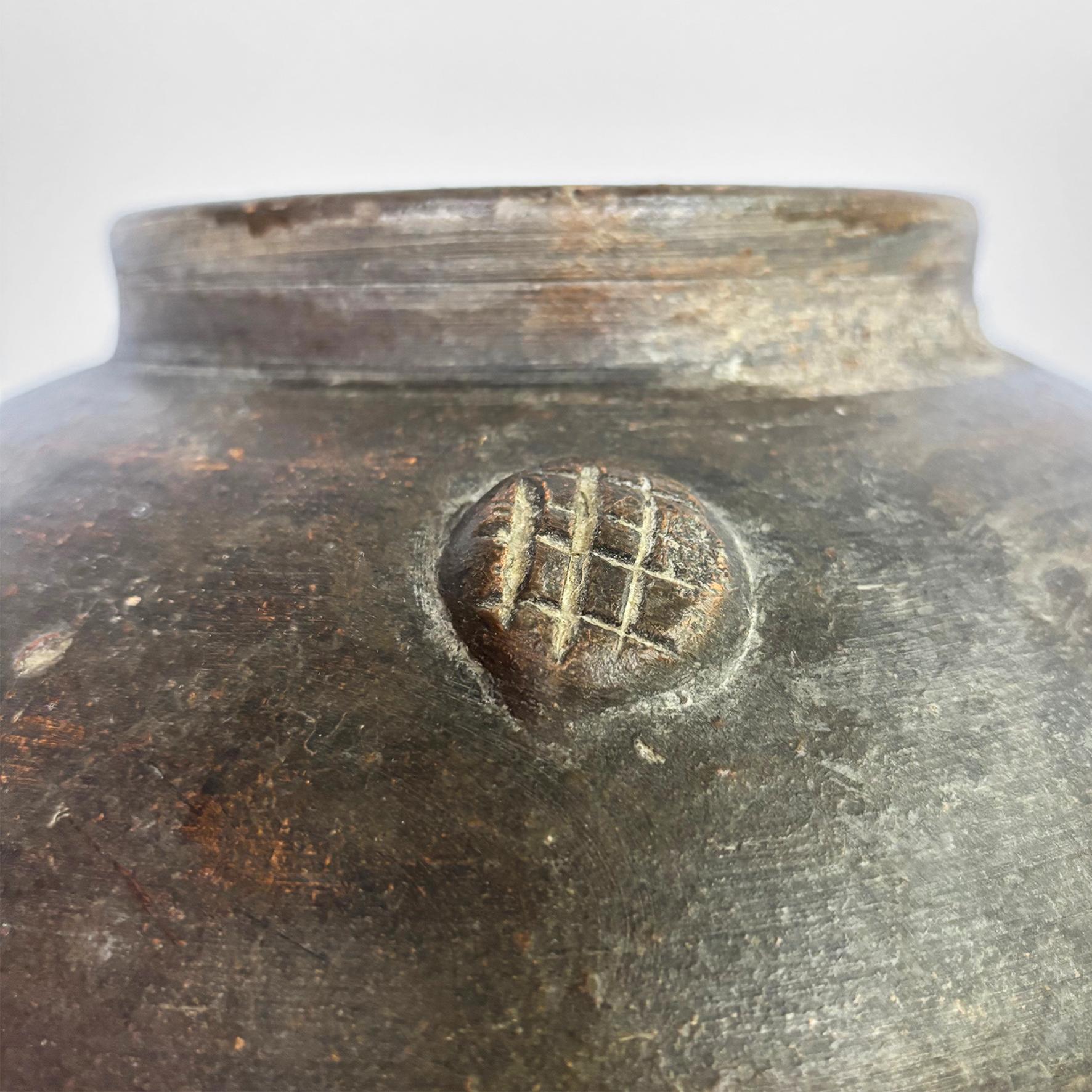 Vaso in terracotta italiano della metà del secolo scorso in stile orientalista, anni '50. in vendita 5