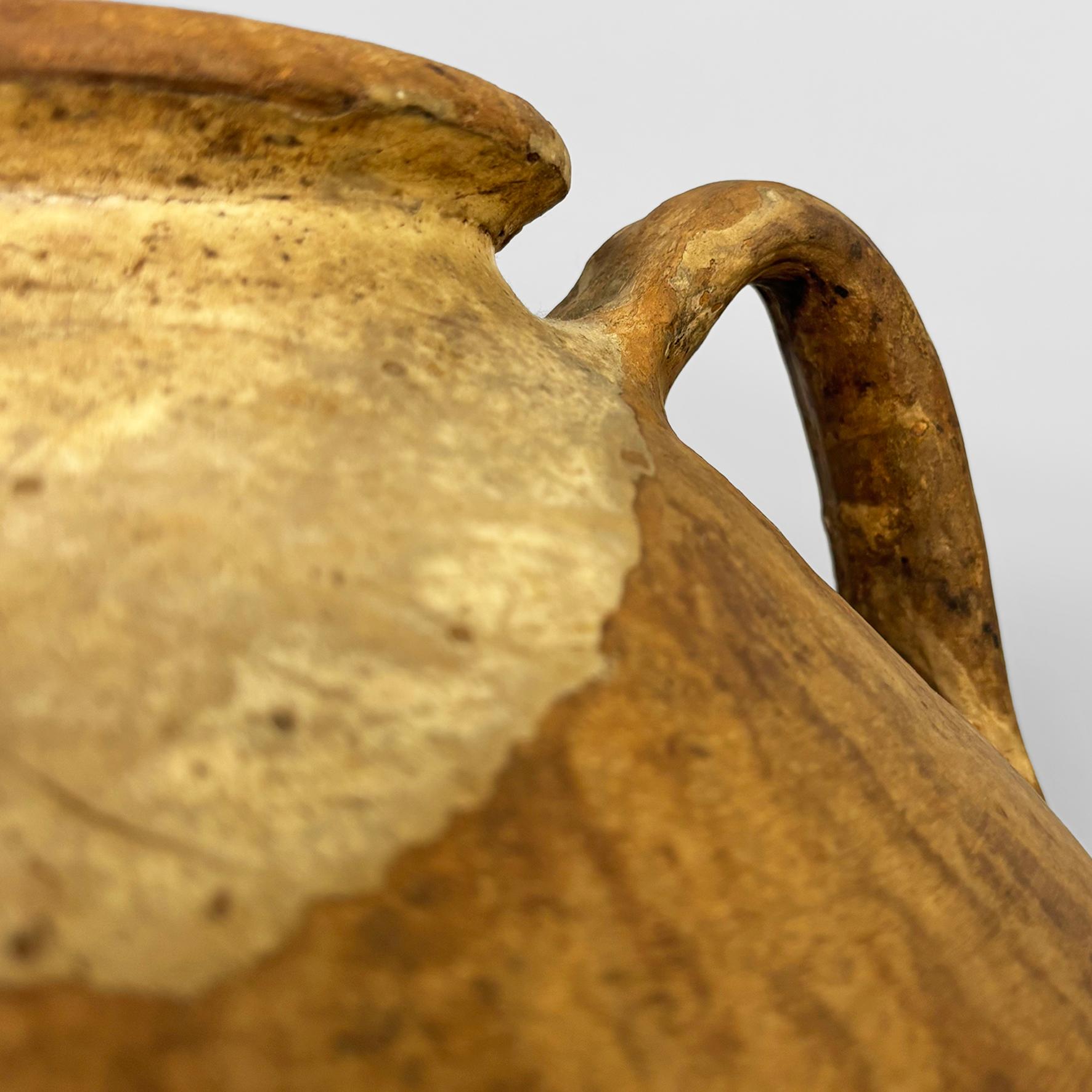 Vaso in terracotta italiano di metà secolo con manici, anni '50 in vendita 6