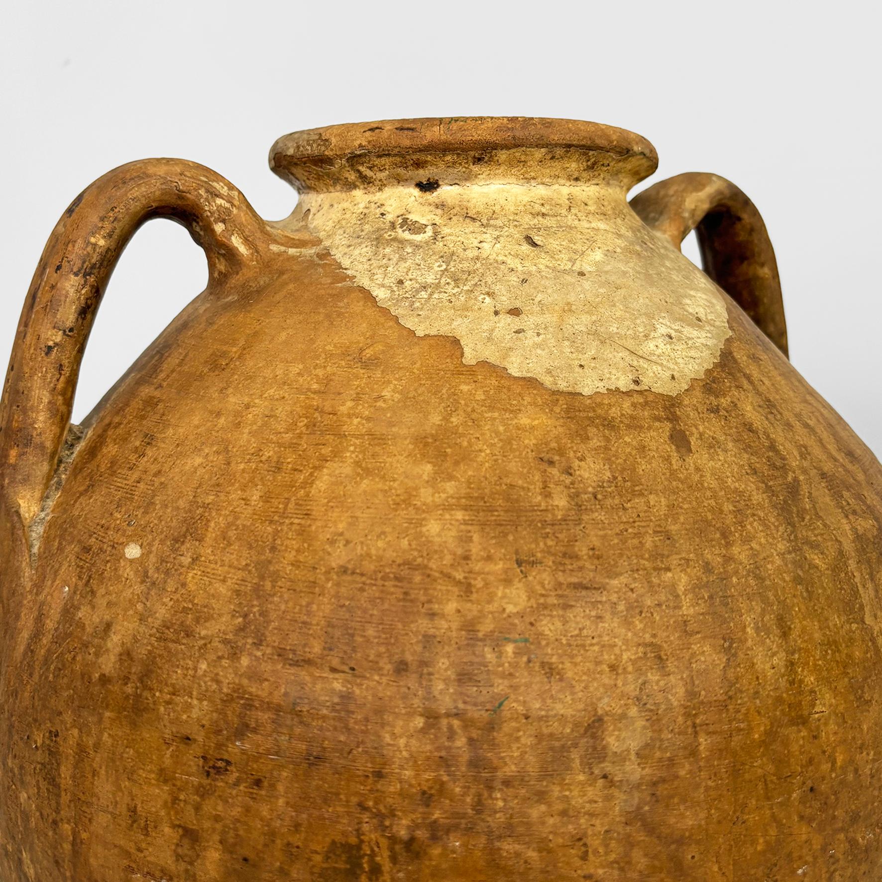 Vaso in terracotta italiano di metà secolo con manici, anni '50 in vendita 7