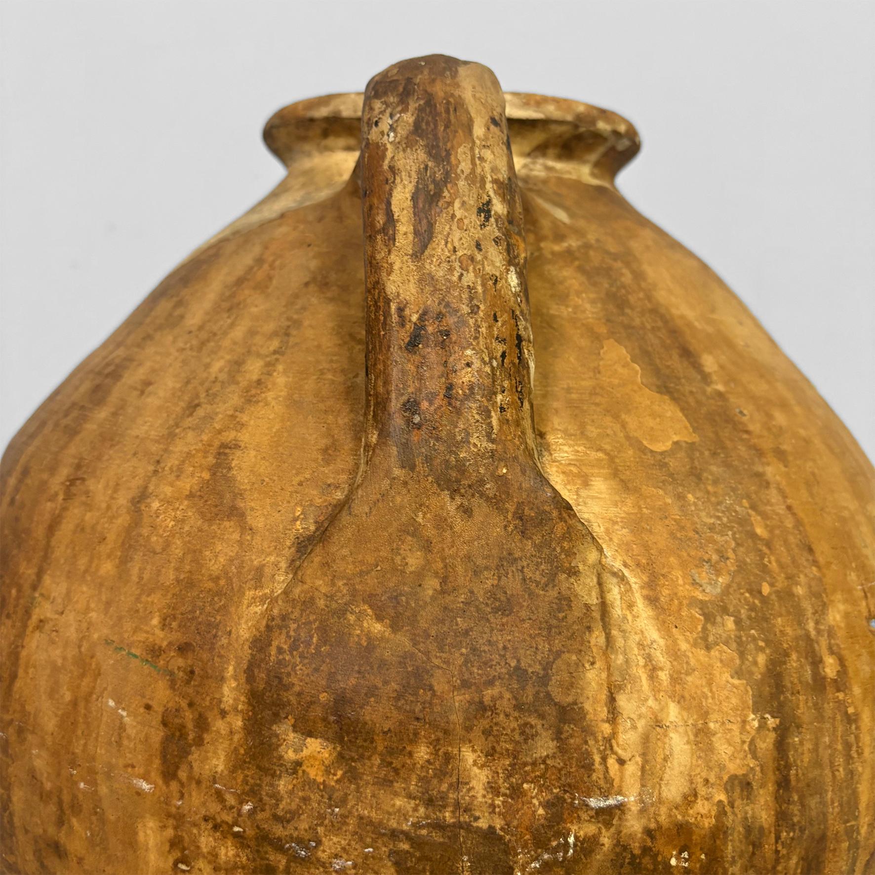 Vaso in terracotta italiano di metà secolo con manici, anni '50 in vendita 8