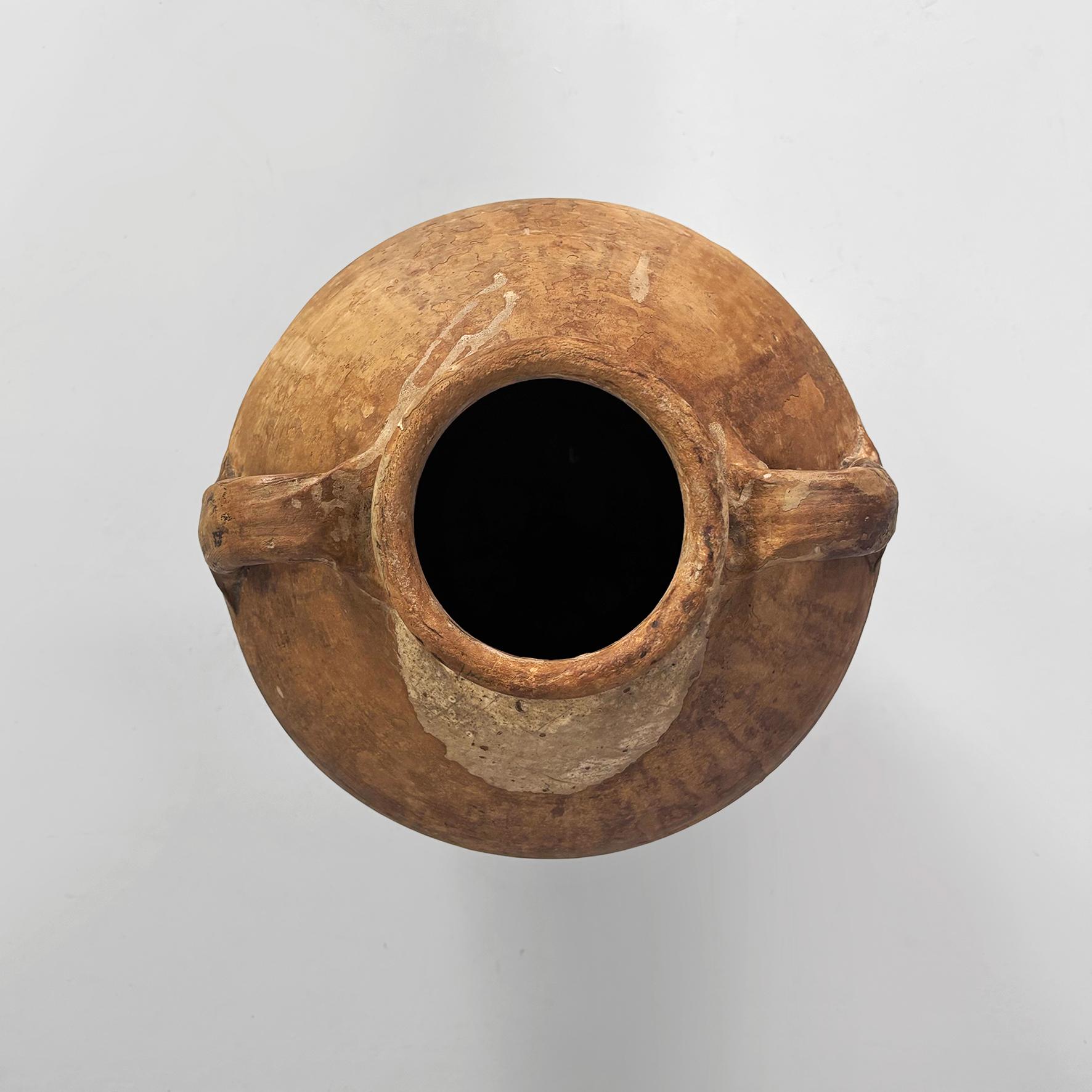 Vaso in terracotta italiano di metà secolo con manici, anni '50 in vendita 1