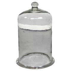 Italian Mid-Century Thick Glass Bell, 1960s