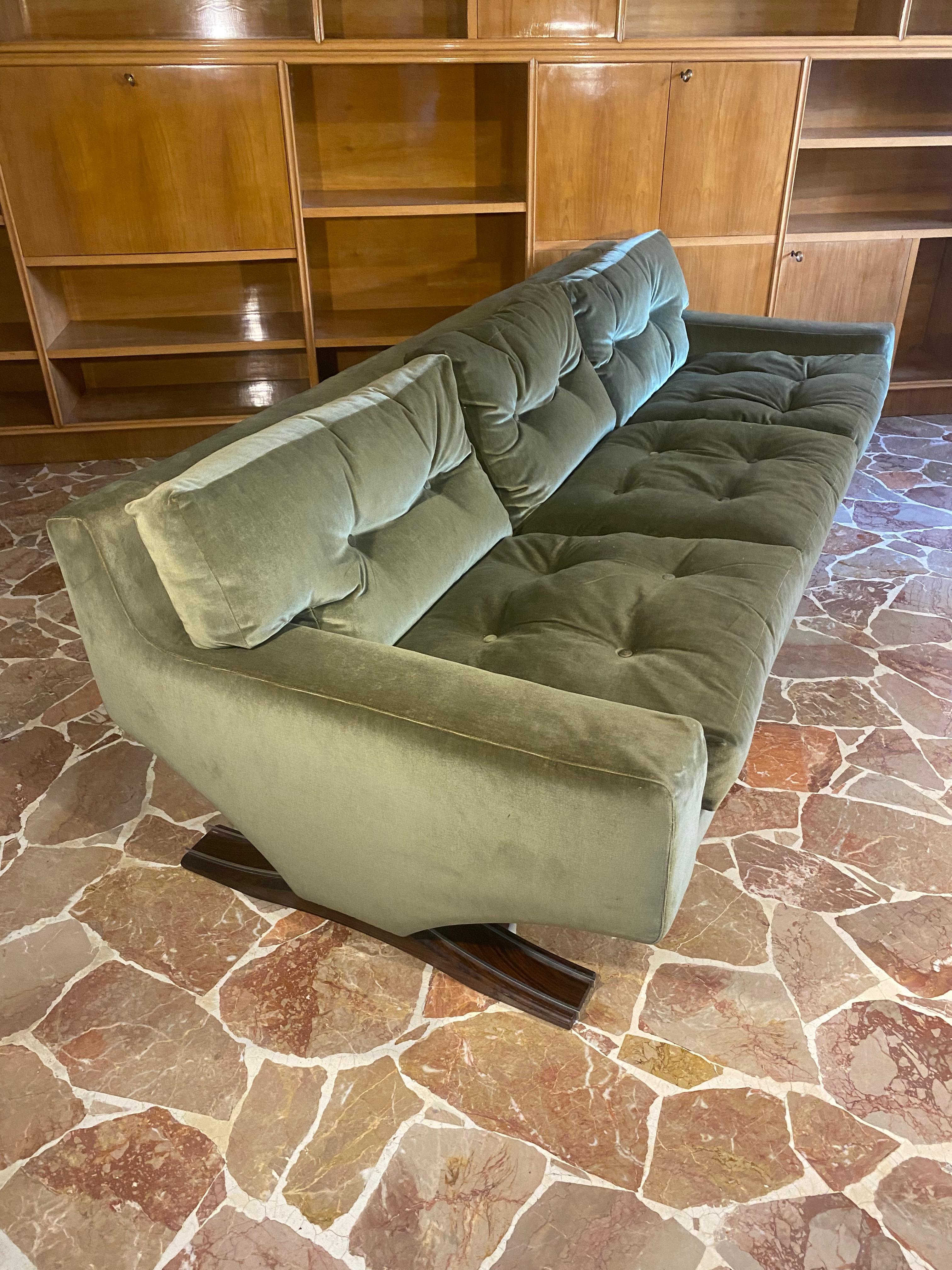 Italienische Dreisitzer-Sofa aus der Mitte des Jahrhunderts von Franz Sartori für Flexform, 1970er Jahre (Mitte des 20. Jahrhunderts)