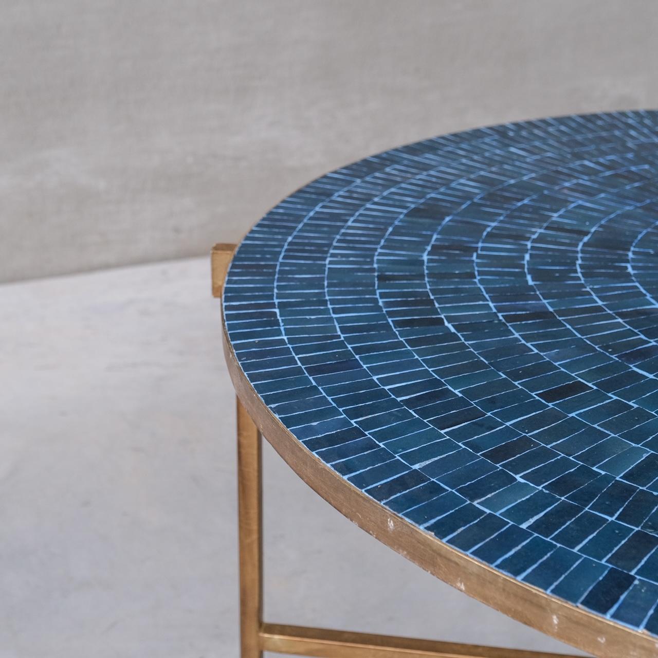 Italian Midcentury Tiled Dining or Centre Table In Good Condition For Sale In London, GB