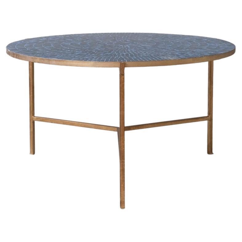 Italian Midcentury Tiled Dining or Centre Table For Sale