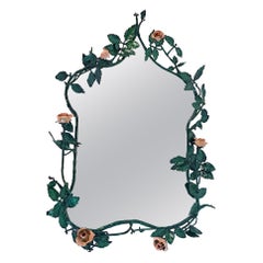 Italian Mid-Century Tole Wall Mirror