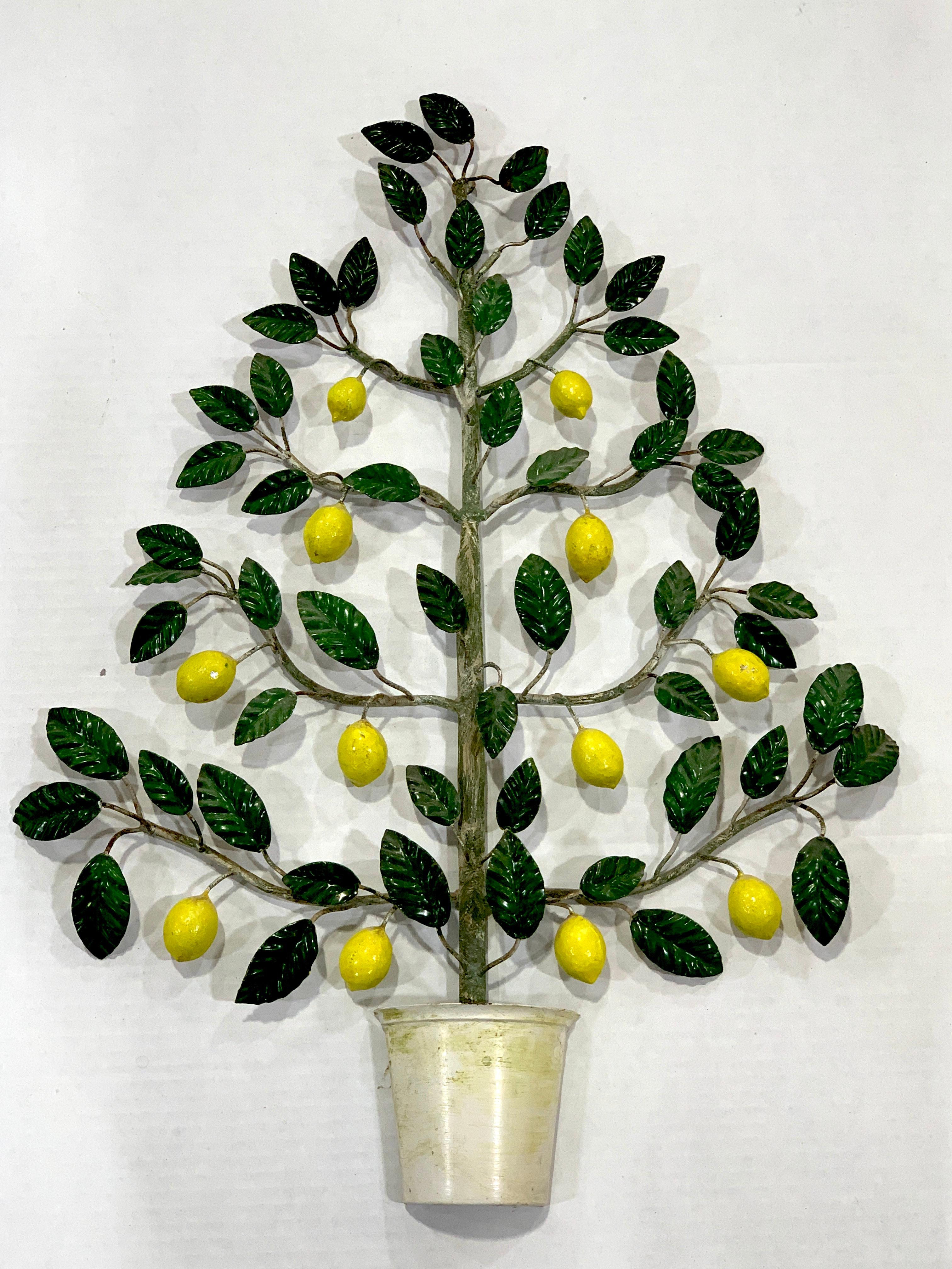 metal lemon tree