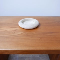 Italian Mid-Century Travertine and Glass Bowls '2'