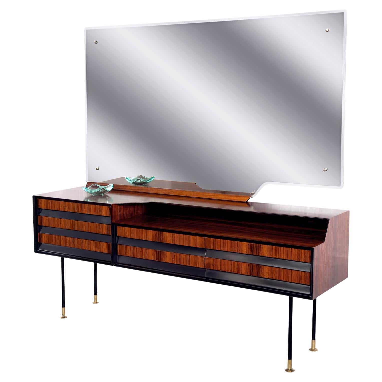 Italian Mid-Century Vanity Dresser by Vittorio Dassi, 1950s