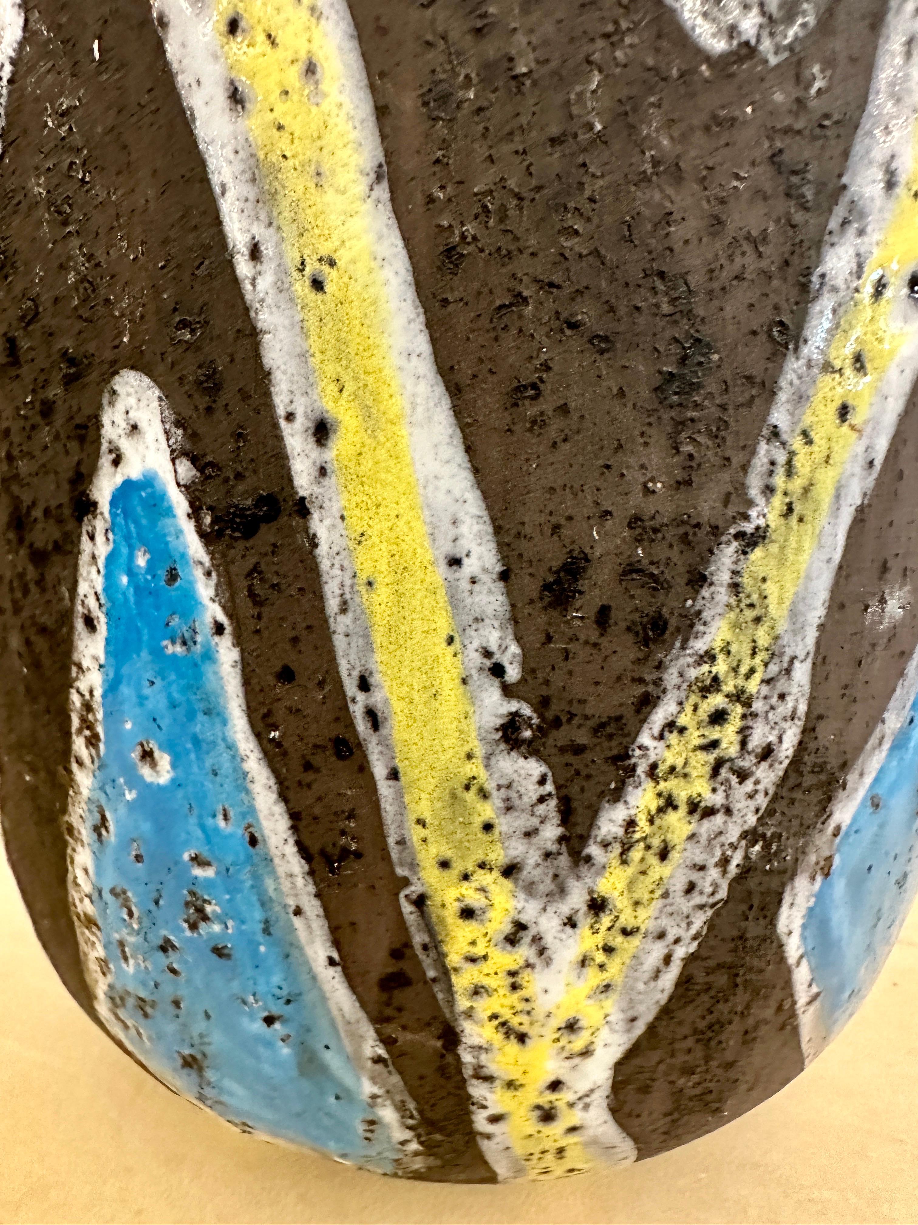 Mid-Century moderno Vaso italiano di metà secolo attribuito a Gambone in vendita