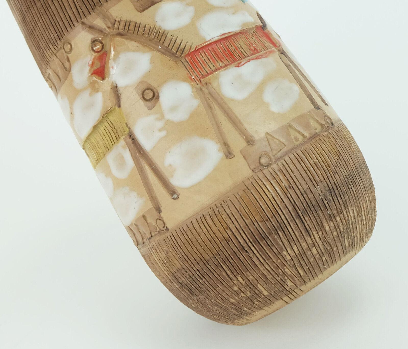 VASO italiano di metà secolo Fratelli Fanciullacci Cavallo con decoro a sgraffito Raramente smaltato in vendita 4