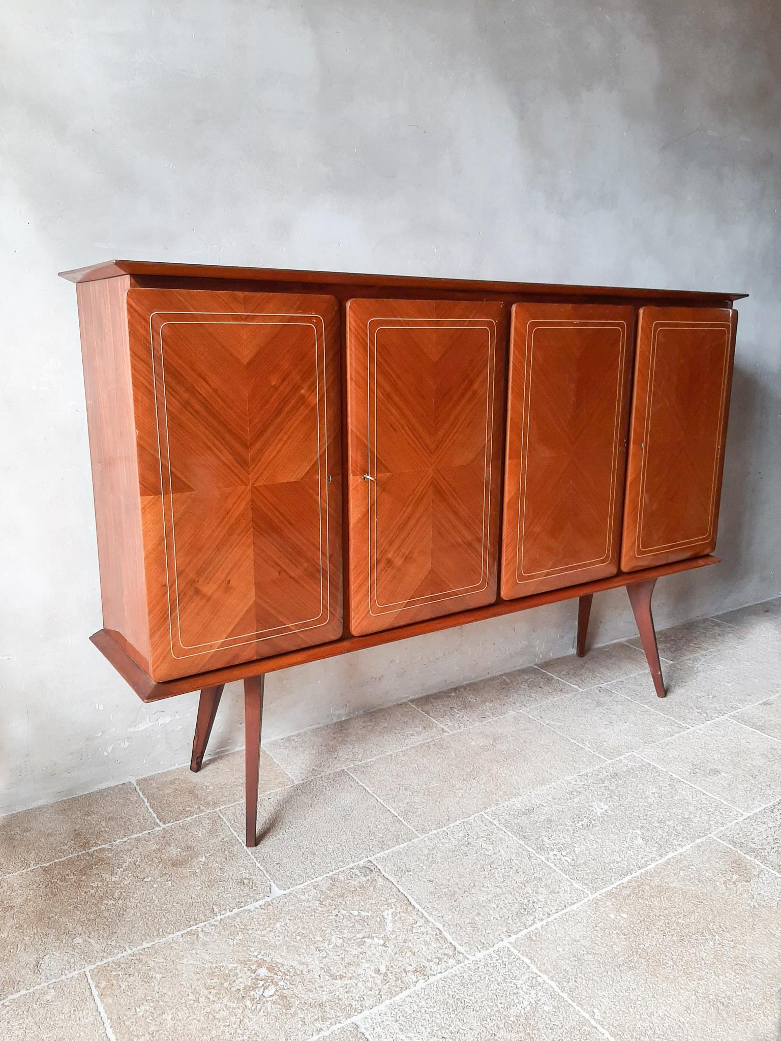 Italian Mid-Century Vintage Paolo Buffa Style Sideboard from the 1950s 7