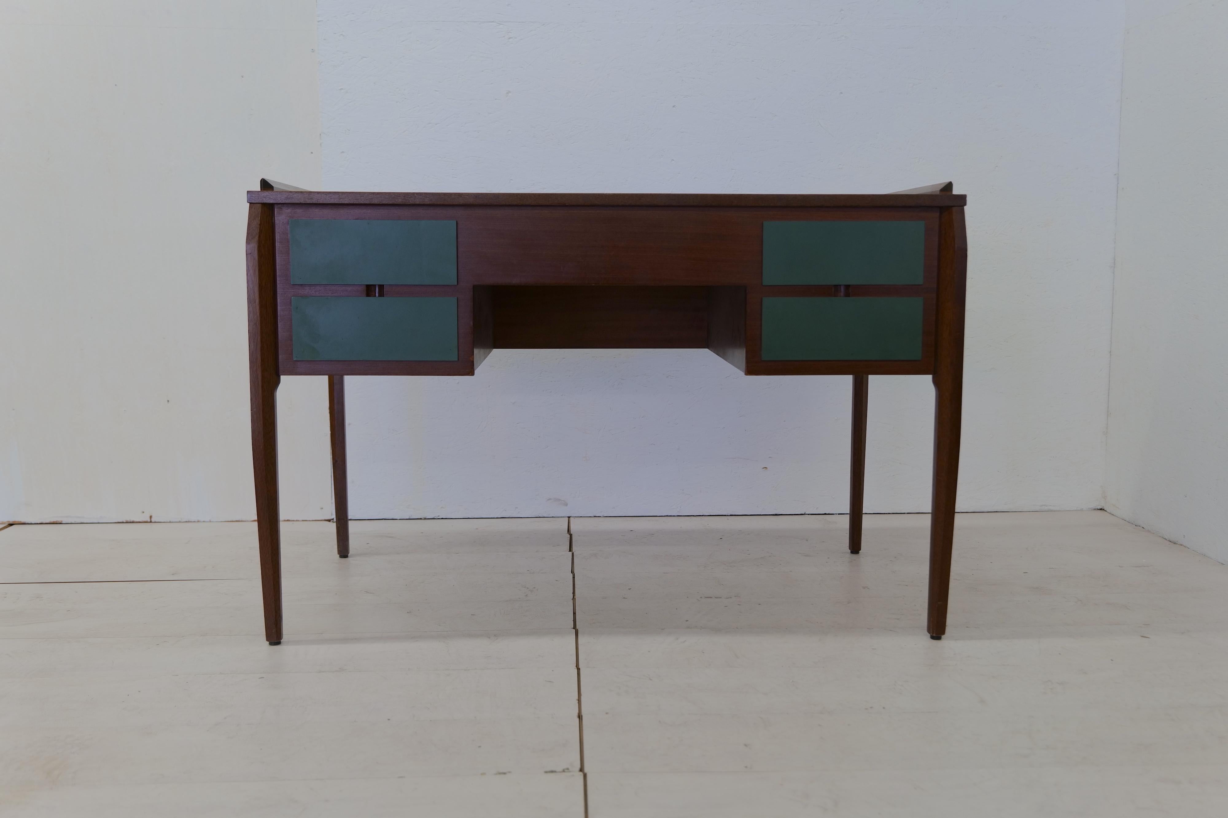 Mid-Century Modern Italian Midcentury Vittorio D'assi Desk, 1960s For Sale