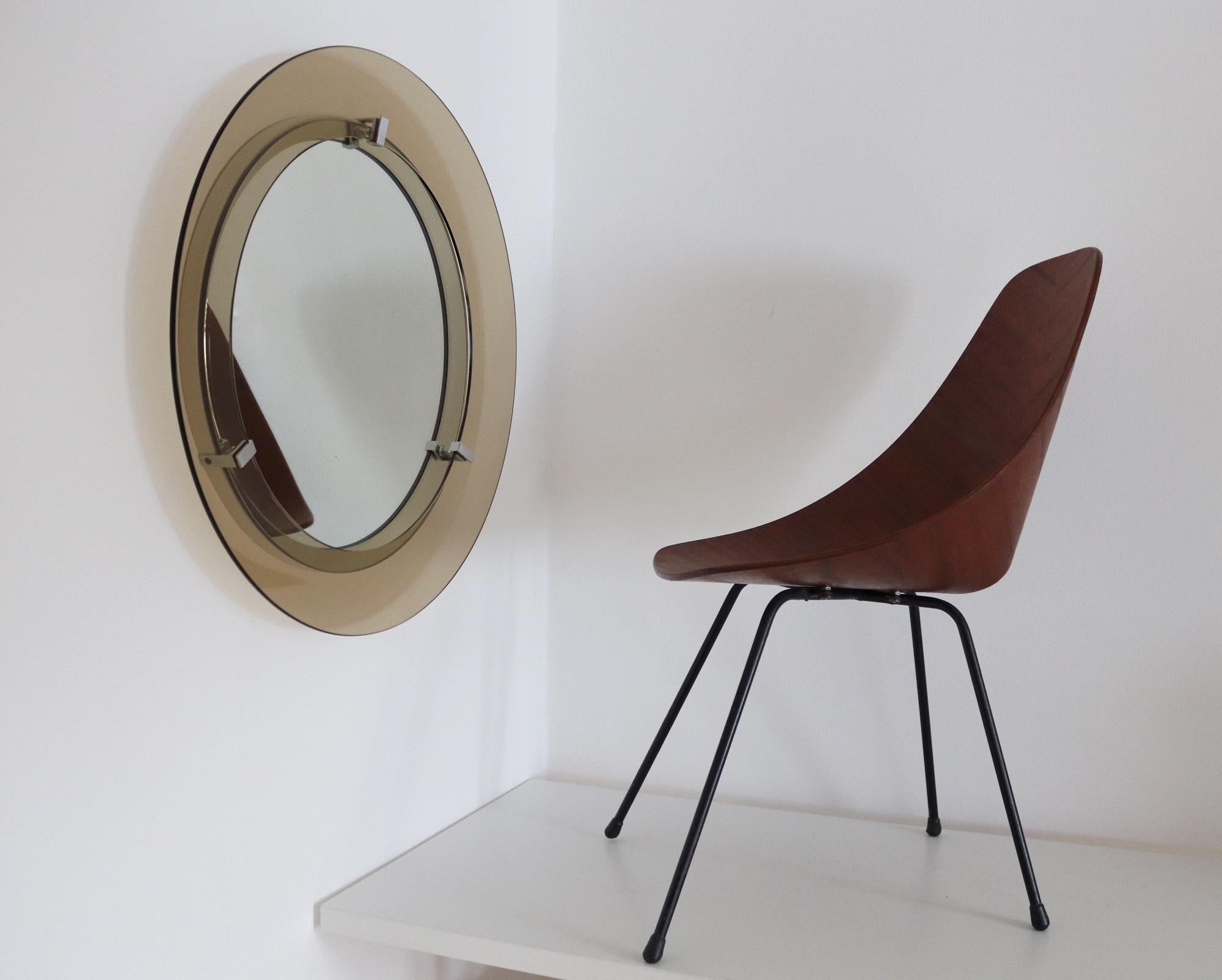 Mid-Century Modern Italian Midcentury Wall Mirror by Veca, 1970s