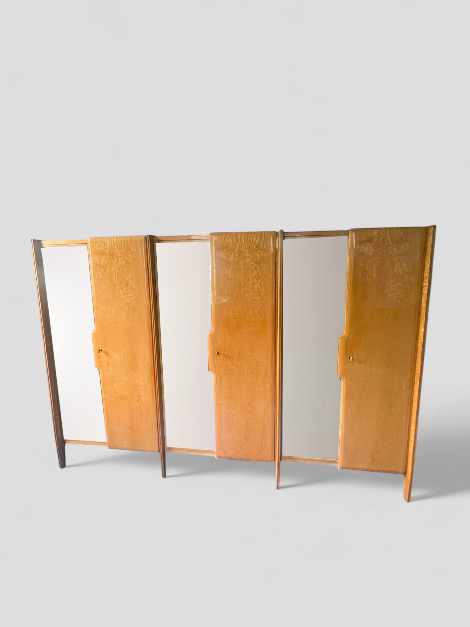 Armoire-vestiaire italienne du milieu du siècle, designée par Giò Ponti, années 1950 en vente 3