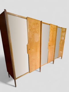 Italian Mid Century Wardrobe Armoire designed by Giò Ponti, 1950s
