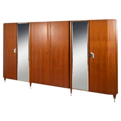 Italian Mid-Century Wardrobe att. Gio Ponti by La Permanente Mobili Cantù, 1950s