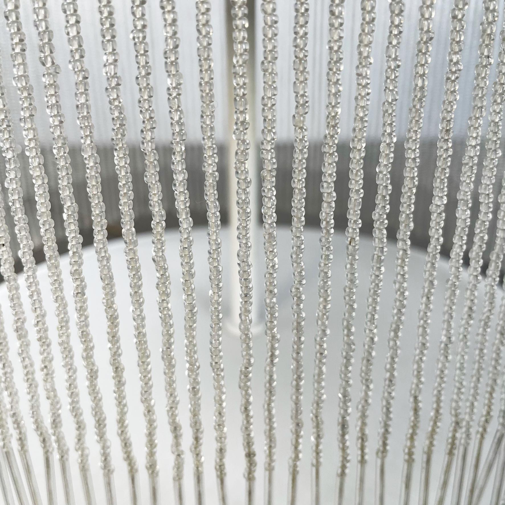 Italian Mid-Century White Metal Otero Table Lamp Gramigna for Quattrifolio, 1980 3