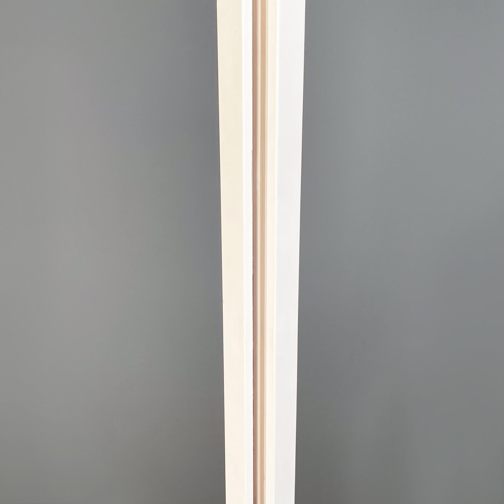 Italian Midcentury White Wood Metal Coat Stand by Carlo de Carli for Fiarm, 1960 For Sale 4