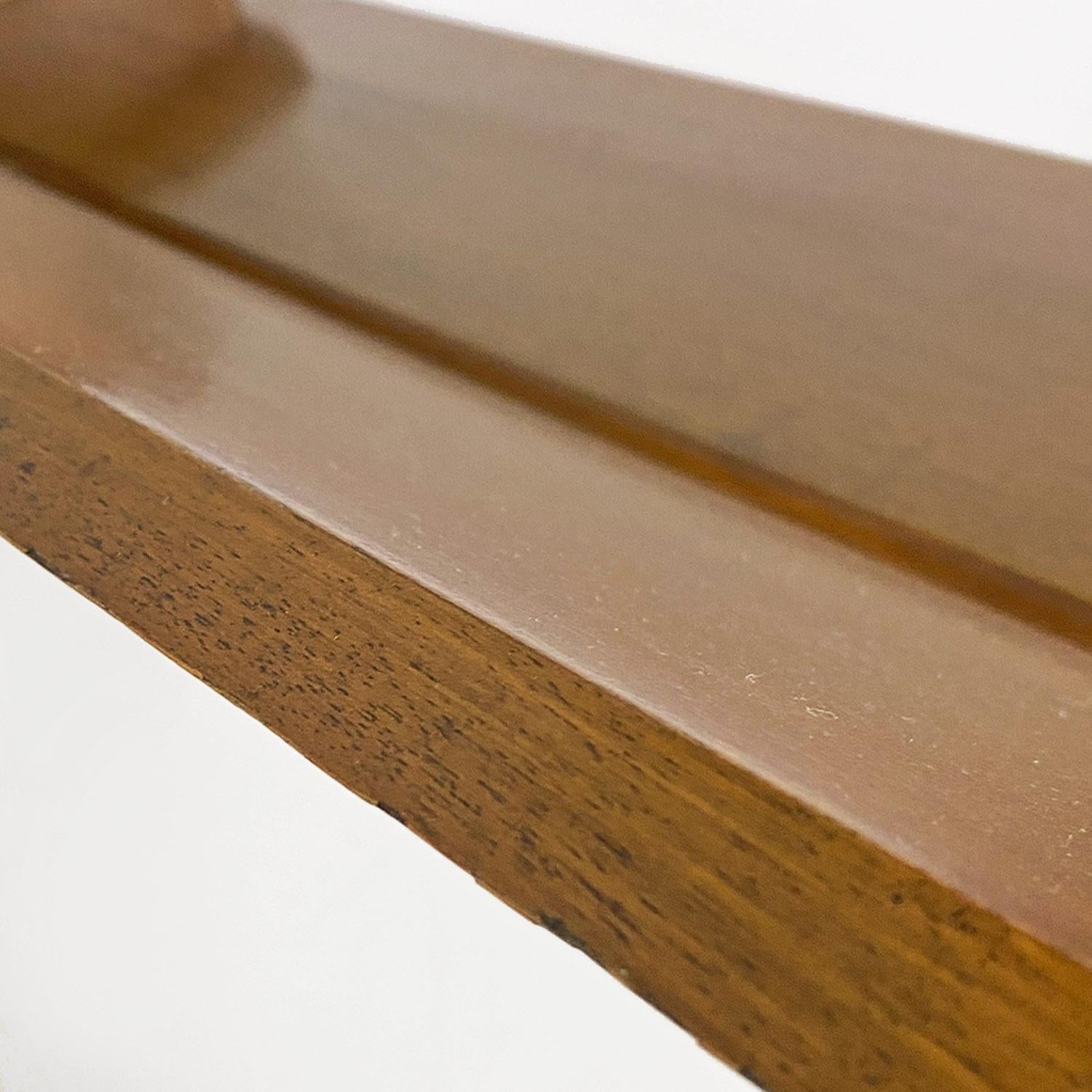 Italian mid century wood and glass Acca coffee table Takahama Gavina, 1960s For Sale 10