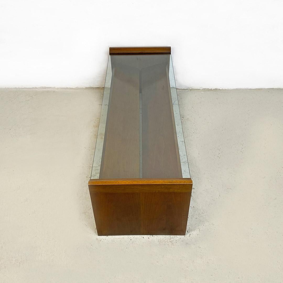 Milieu du XXe siècle Table basse italienne Acca en bois du milieu du siècle dernier de K. Takahama pour Gavina, années 1960  en vente