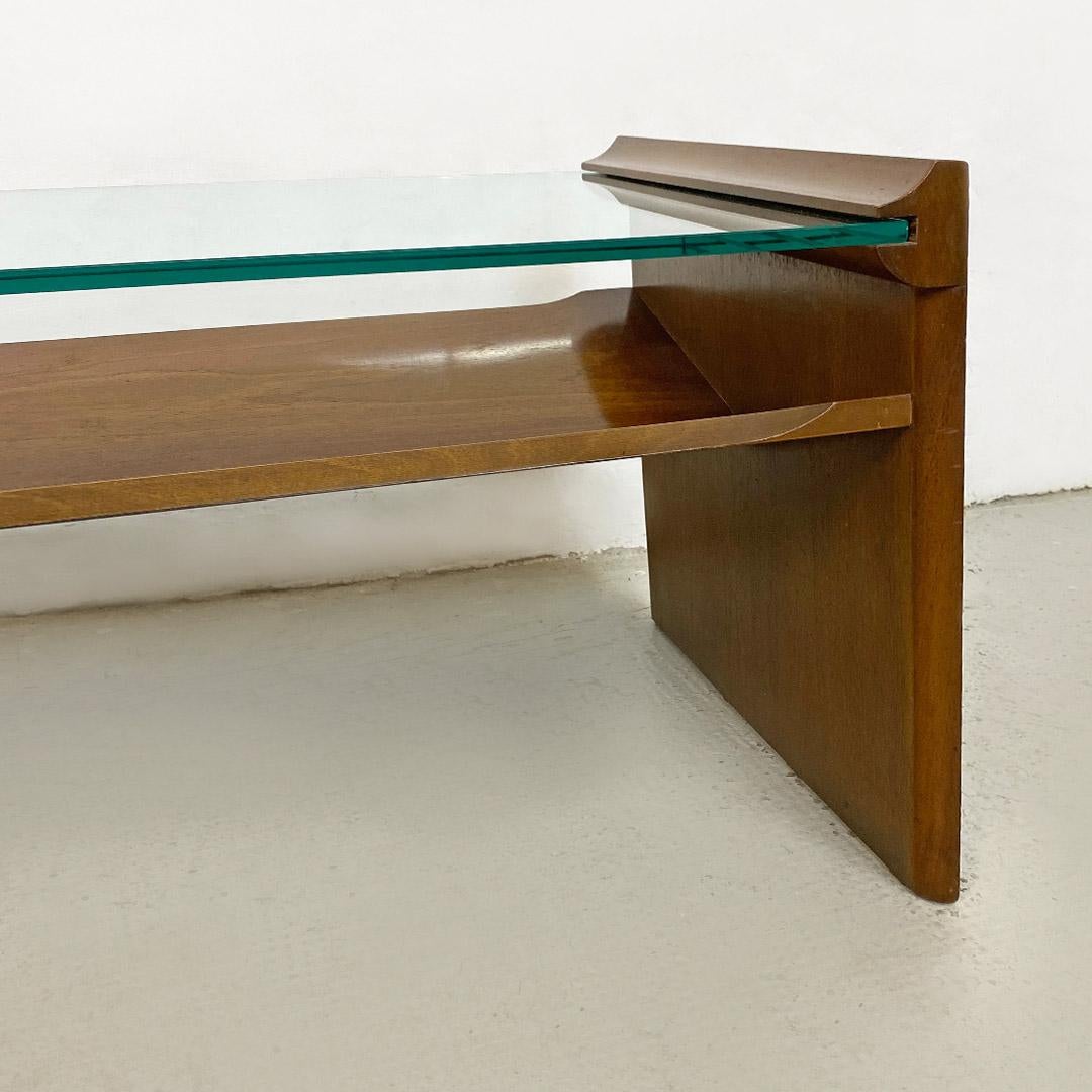 Italian Mid Century Acca Coffee Table in wood by K.Takahama for Gavina, 1960s  For Sale 1