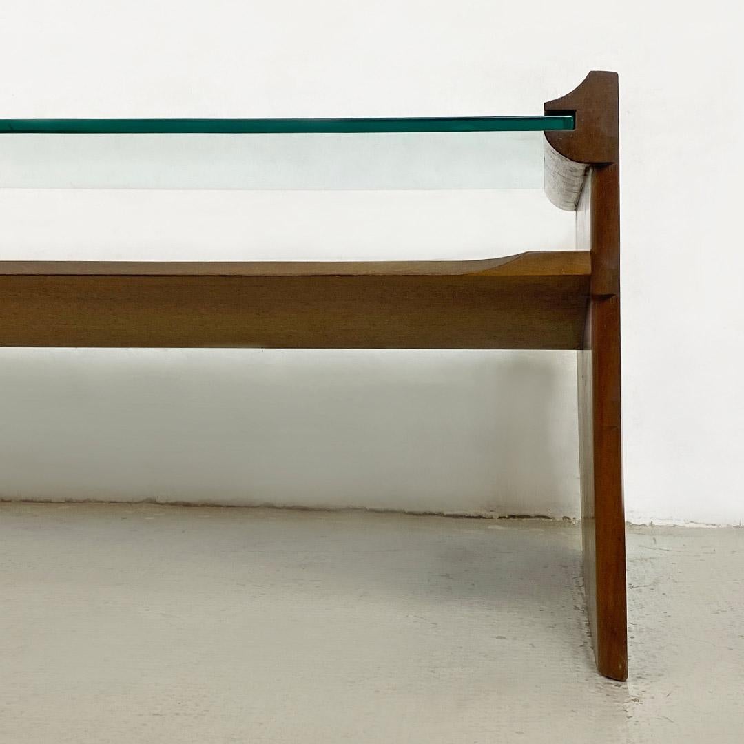 Italian Mid Century Acca Coffee Table in wood by K.Takahama for Gavina, 1960s  For Sale 2