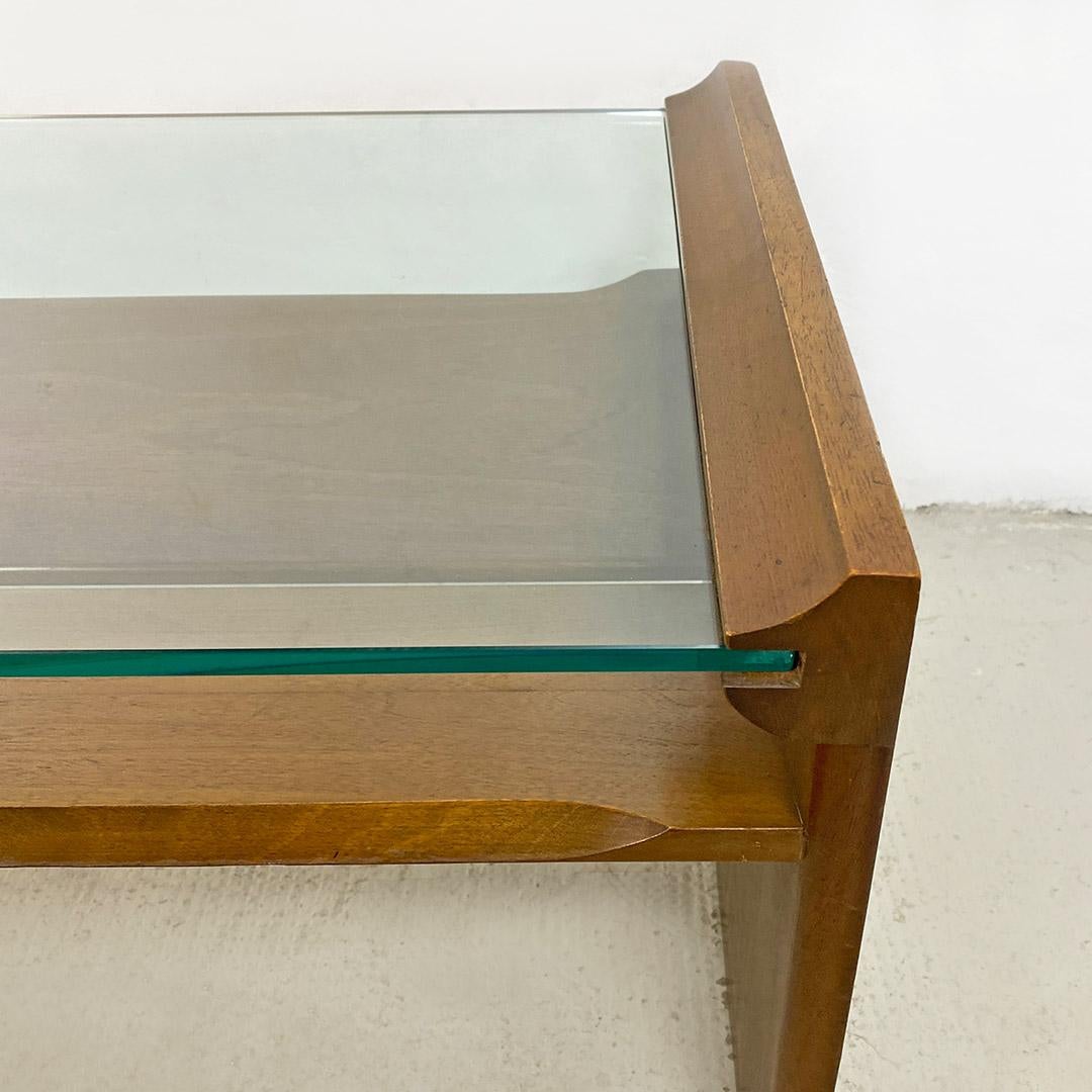 Italian Mid Century Acca Coffee Table in wood by K.Takahama for Gavina, 1960s  For Sale 3